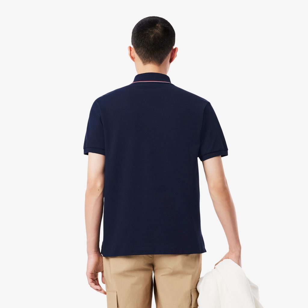 Áo Polo Lacoste Nam L.12.12 Dáng Cổ Điển Hình Khiên Thêu