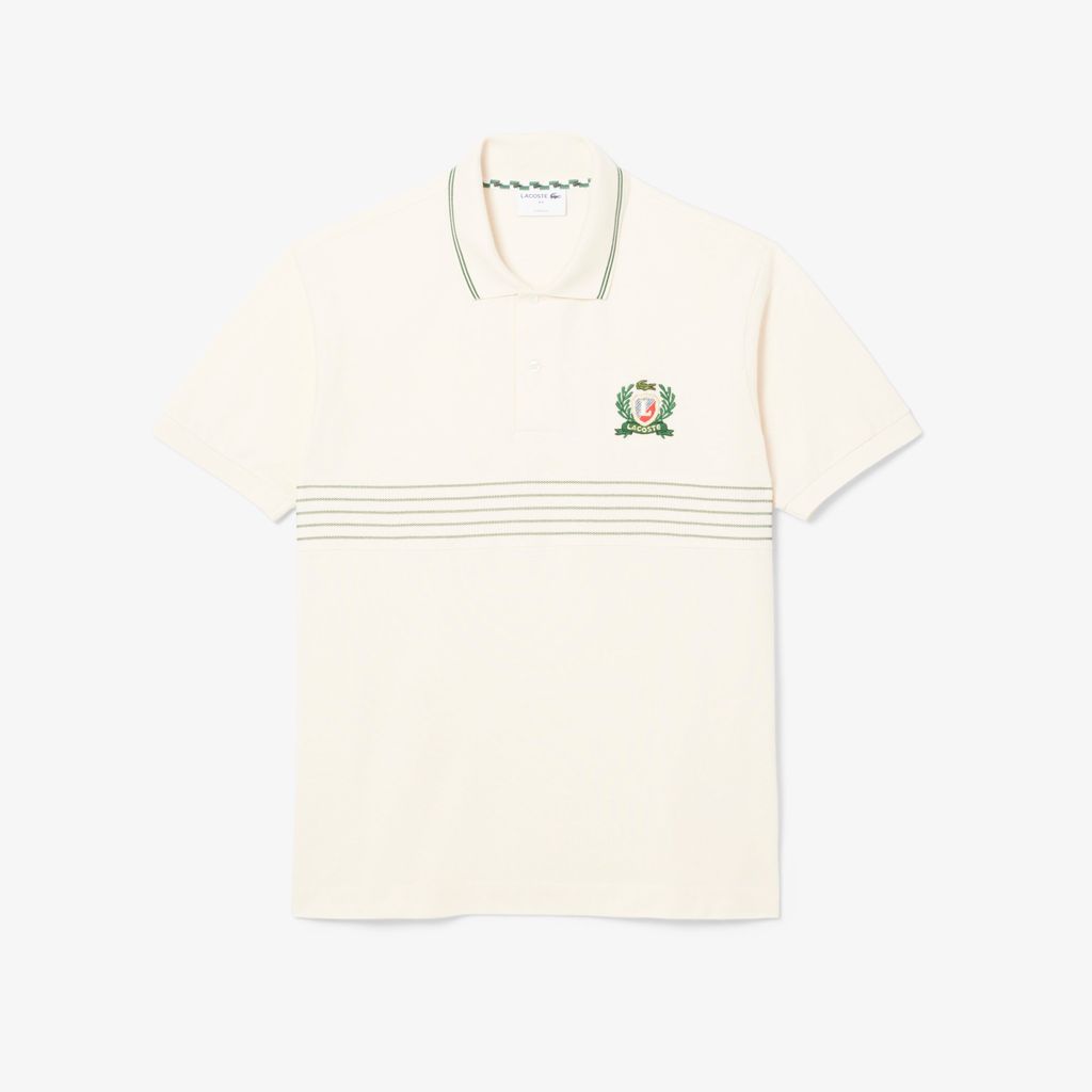 Áo Polo Lacoste Nam L.12.12 Dáng Cổ Điển Hình Khiên Thêu