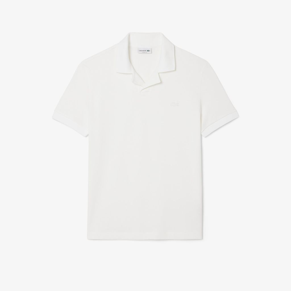 Áo Polo Lacoste Nam Paris Dáng Cổ Điển Cổ Mở