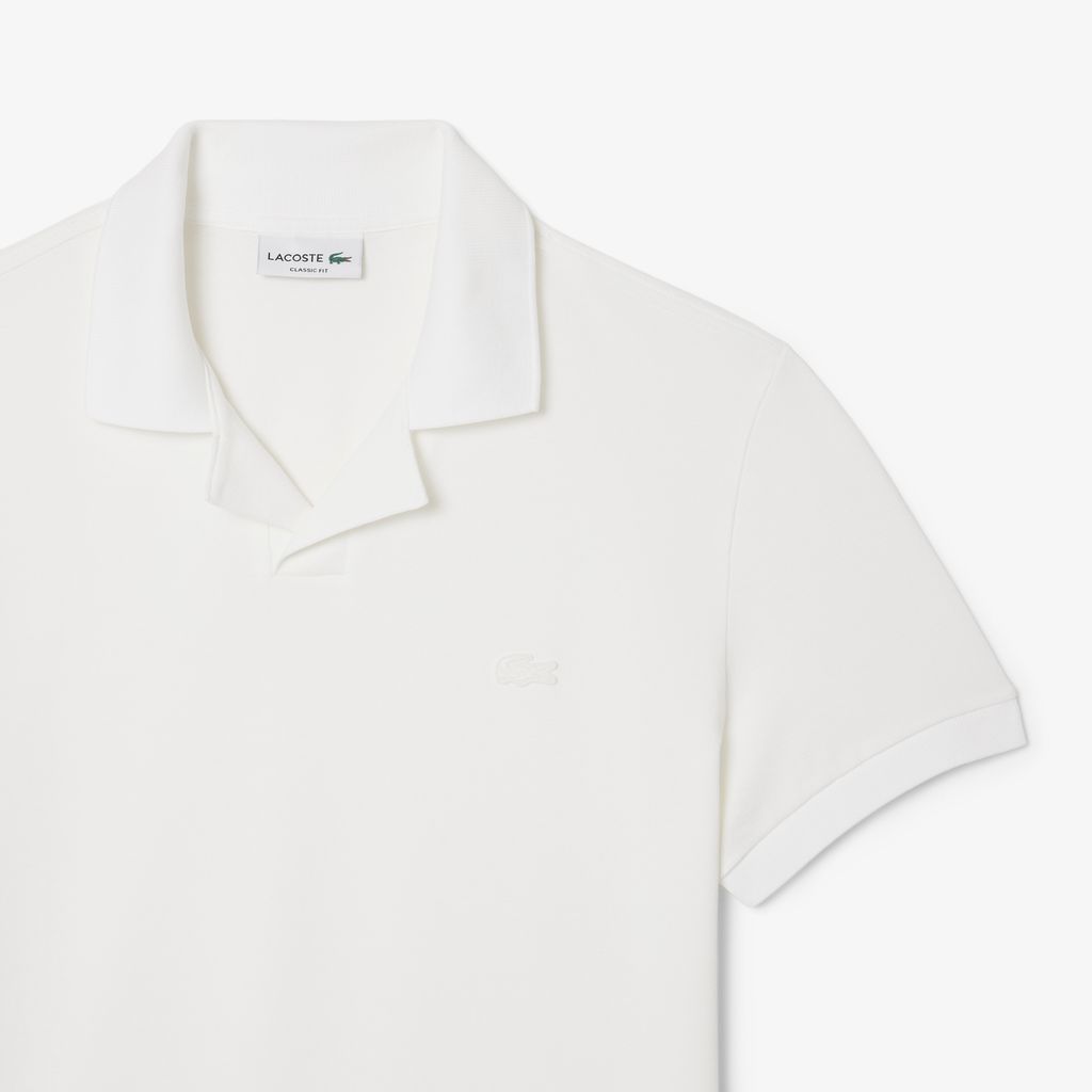 Áo Polo Lacoste Nam Paris Dáng Cổ Điển Cổ Mở