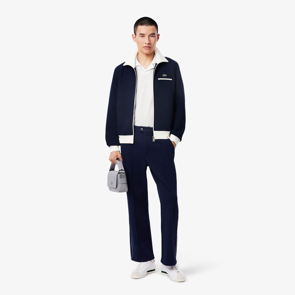 Áo Polo Lacoste Nam Paris Dáng Cổ Điển Cổ Mở