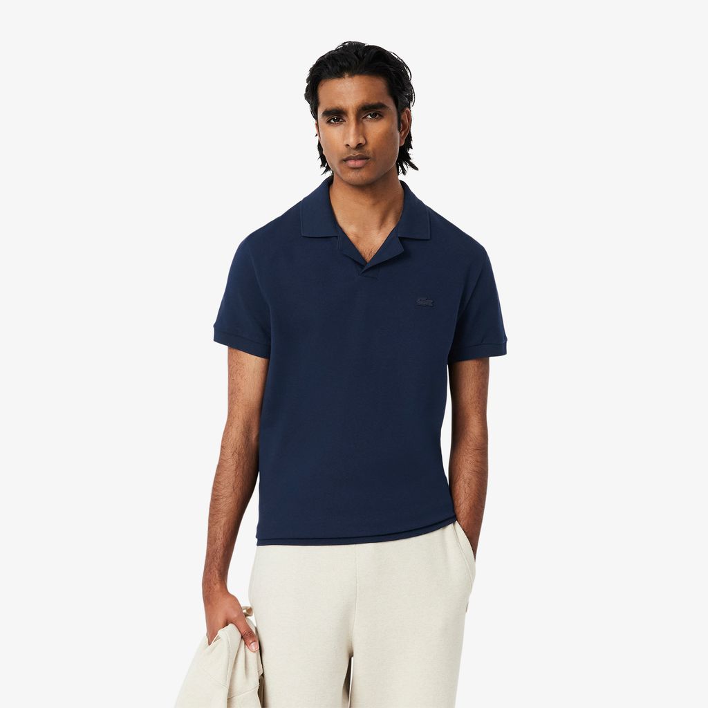 Áo Polo Lacoste Nam Paris Dáng Cổ Điển Cổ Mở