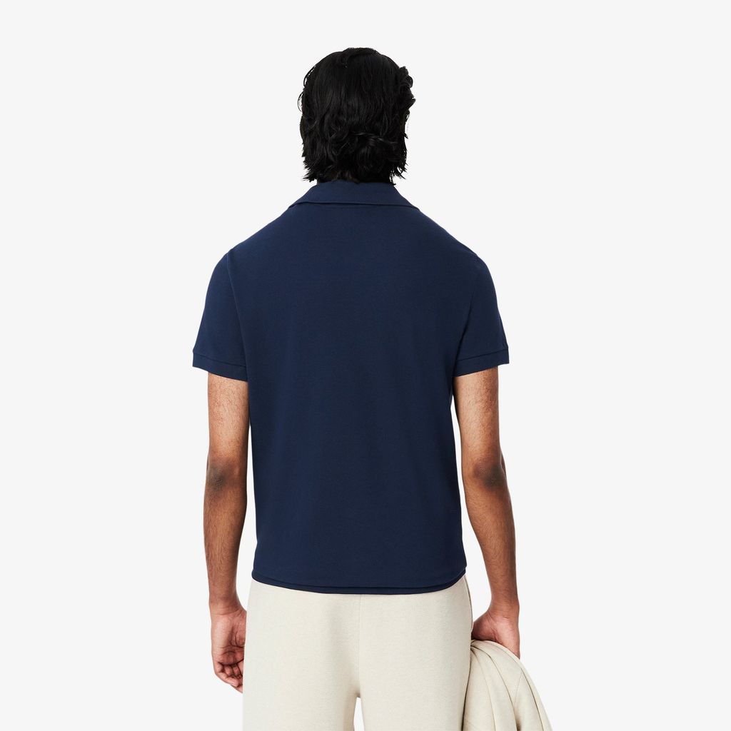 Áo Polo Lacoste Nam Paris Dáng Cổ Điển Cổ Mở