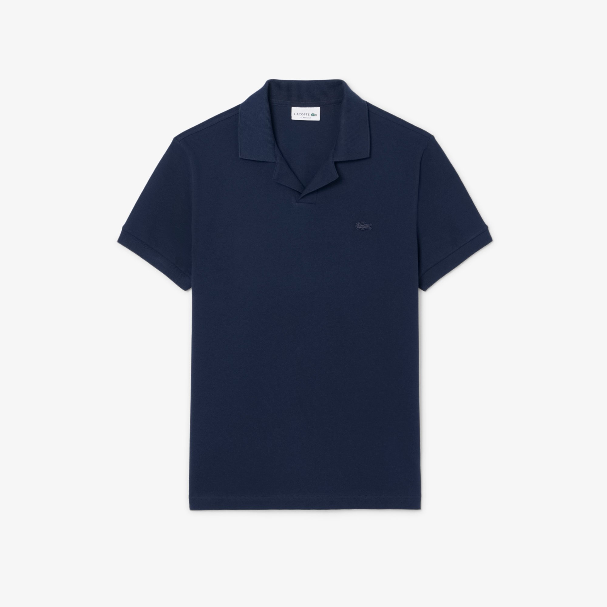 Áo Polo Lacoste Nam Paris Dáng Cổ Điển Cổ Mở