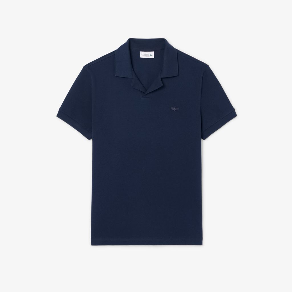Áo Polo Lacoste Nam Paris Dáng Cổ Điển Cổ Mở