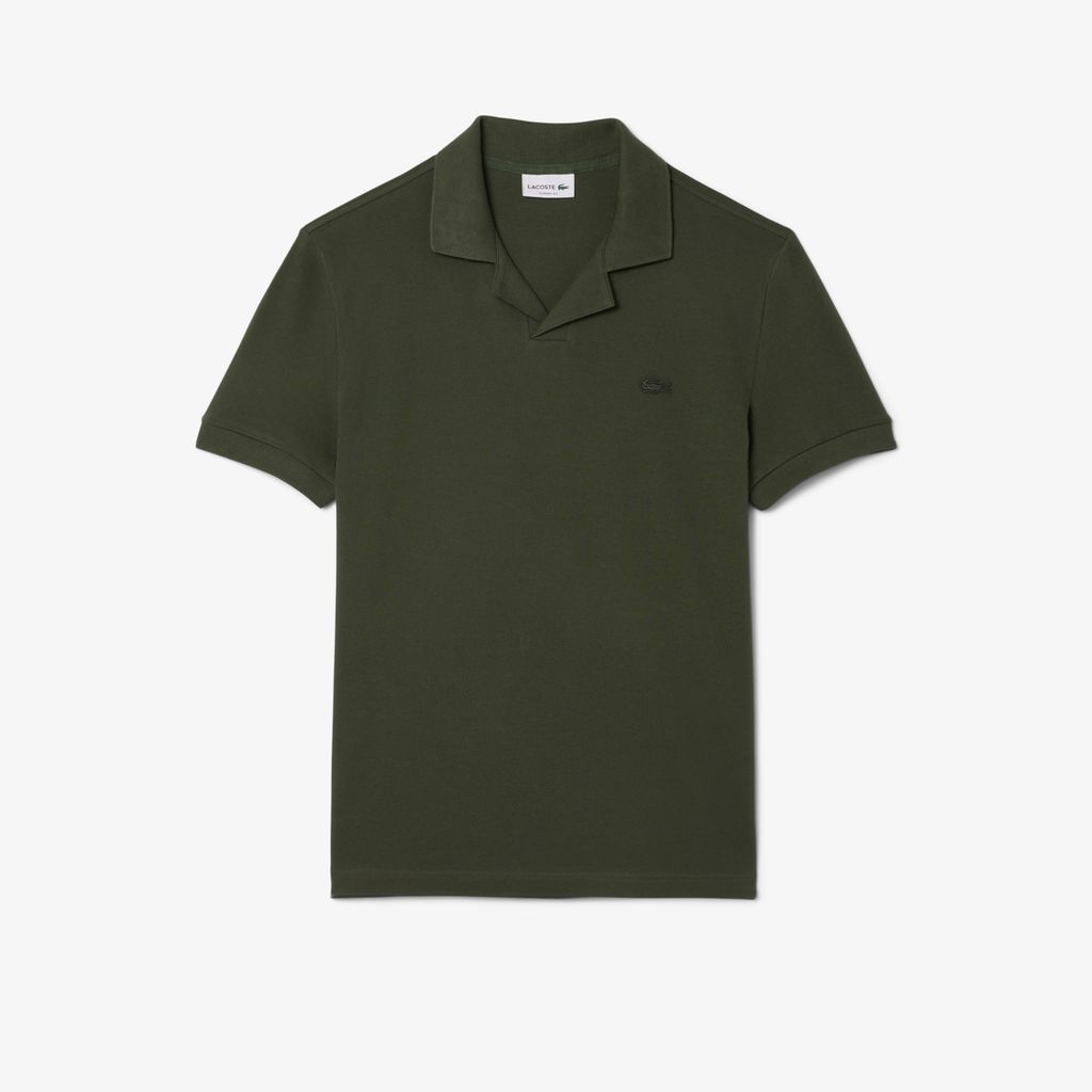 Áo Polo Lacoste Nam Paris Dáng Cổ Điển Cổ Mở