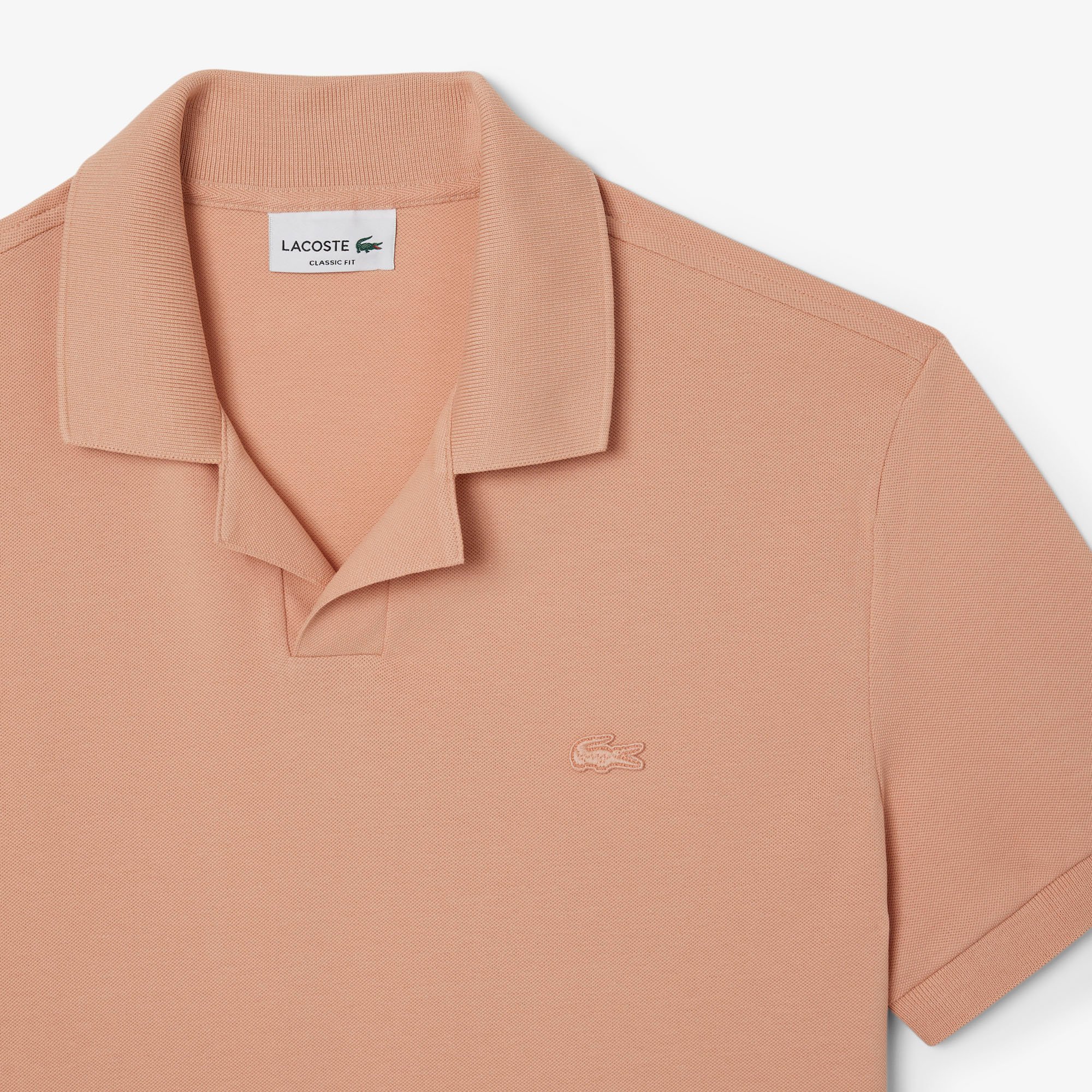 Áo Polo Lacoste Nam Paris Dáng Cổ Điển Cổ Mở