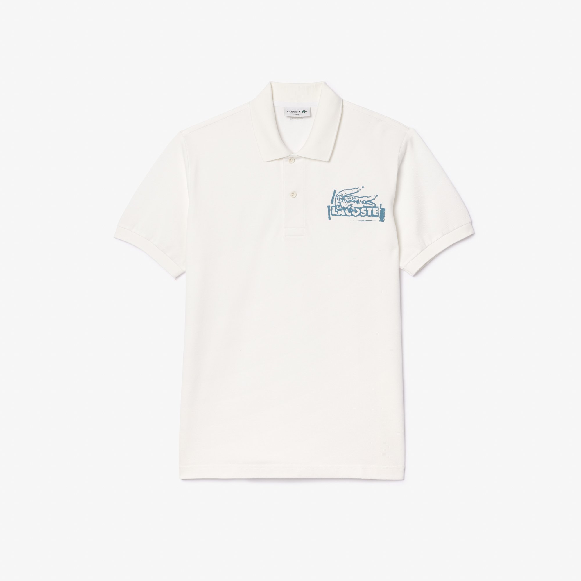 Áo Polo Lacoste Nam L.12.12 Dáng Cổ Điển Họa Tiết In