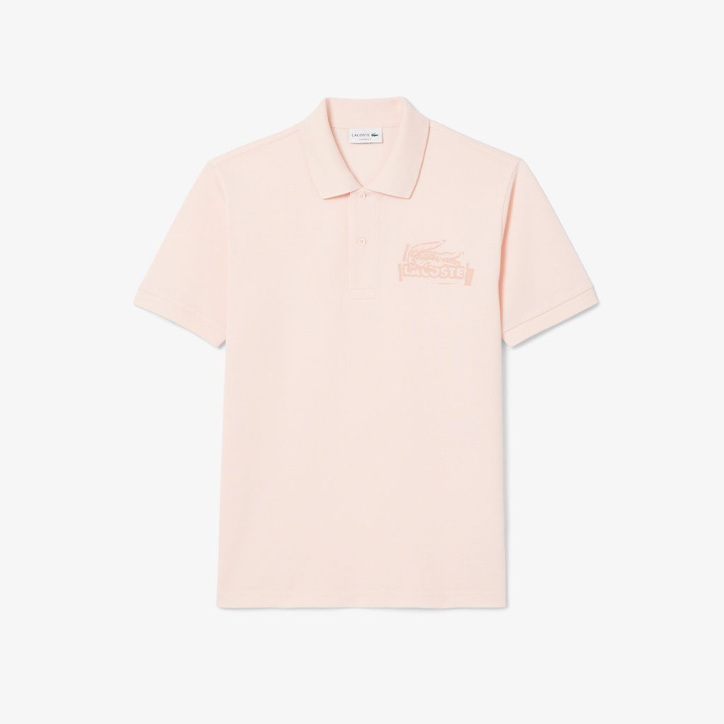 Áo Polo Lacoste Nam L.12.12 Dáng Cổ Điển Họa Tiết In