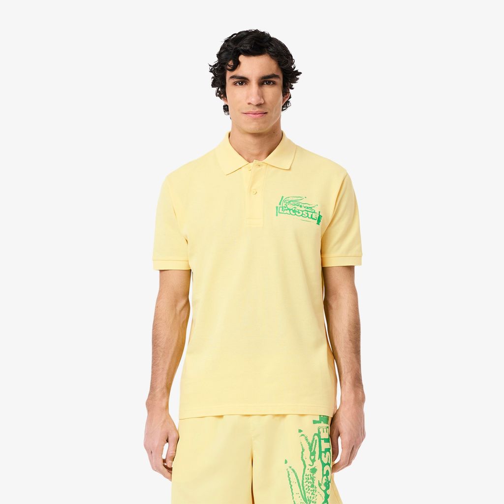 Áo Polo Lacoste Nam L.12.12 Dáng Cổ Điển Họa Tiết In