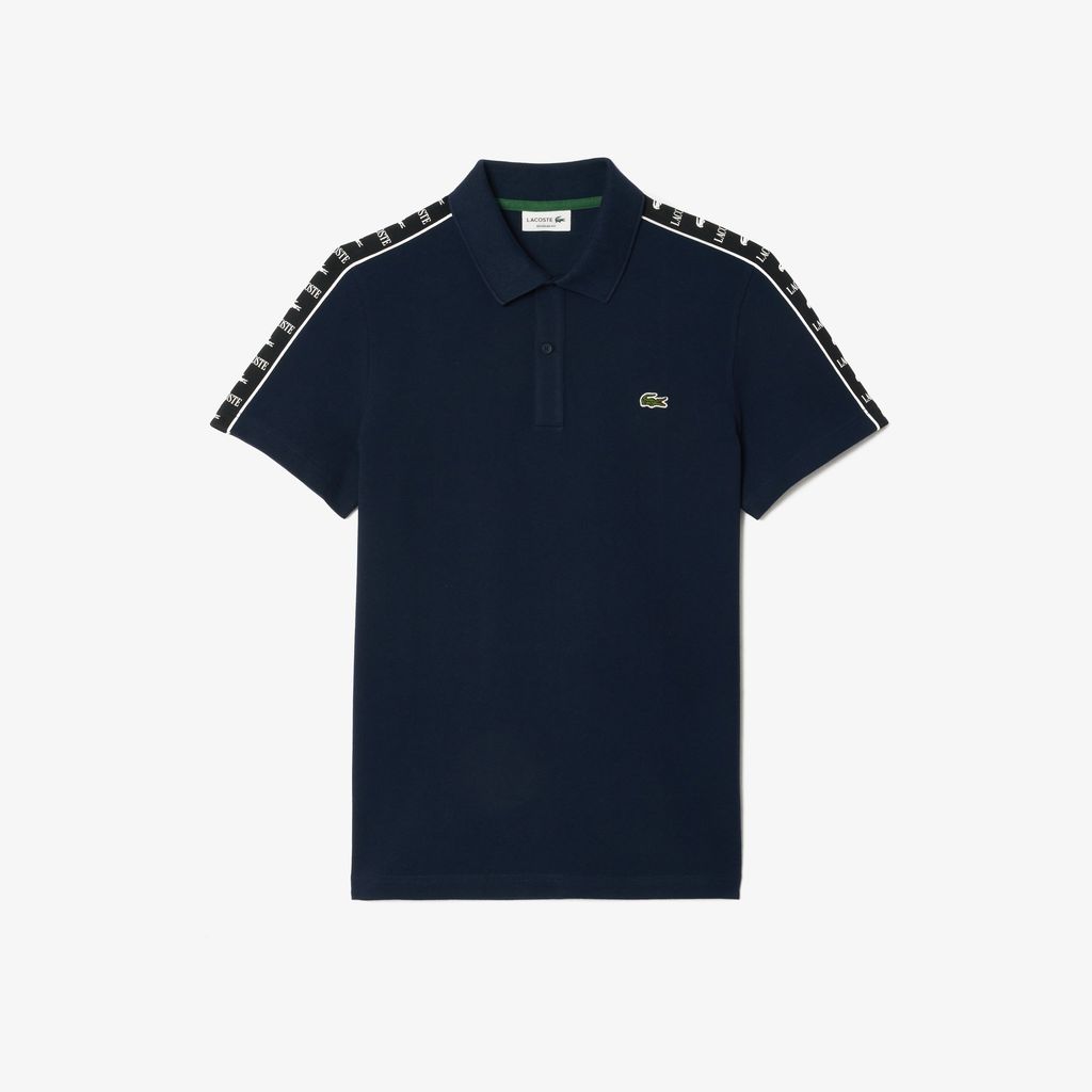 Áo Polo Lacoste Nam Piqué Dáng Suông Có Sọc