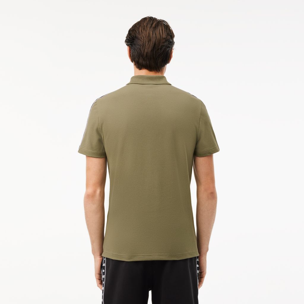Áo Polo Lacoste Nam Piqué Dáng Suông Có Sọc