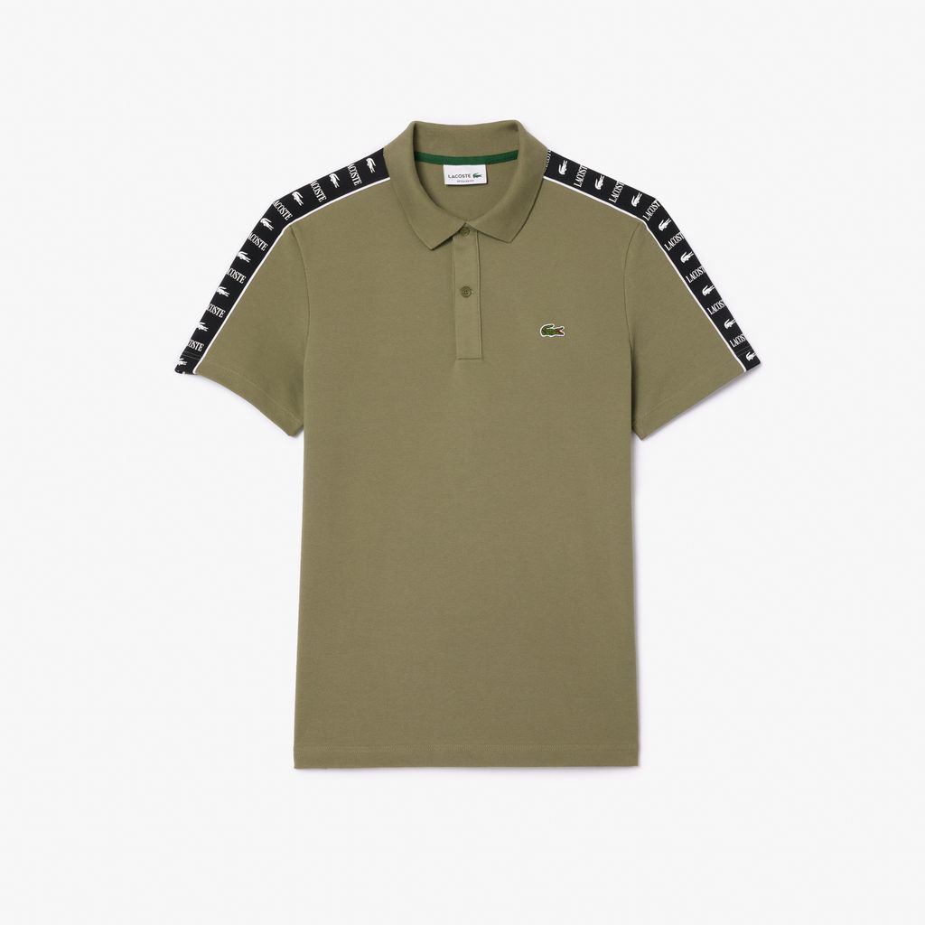 Áo Polo Lacoste Nam Piqué Dáng Suông Có Sọc