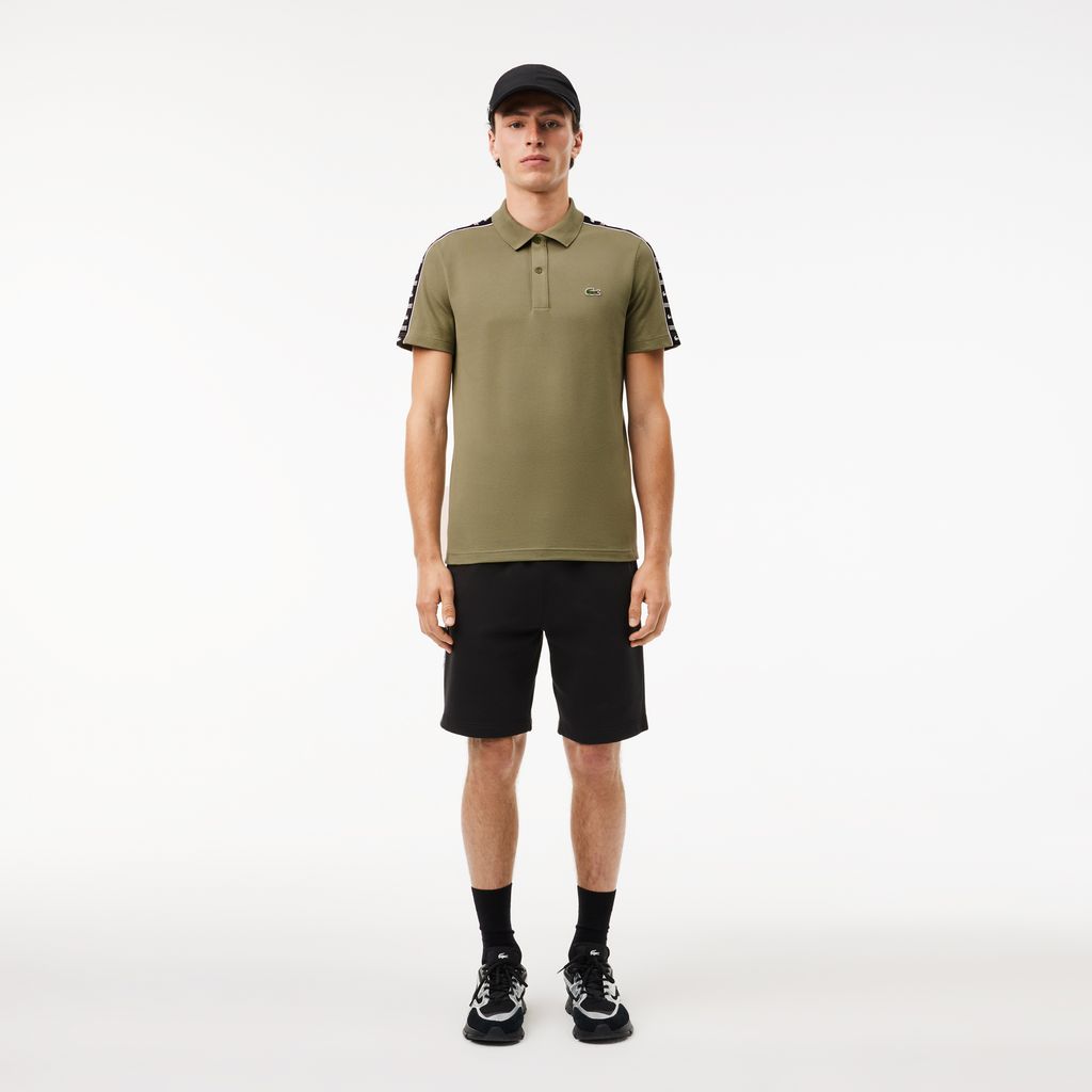 Áo Polo Lacoste Nam Piqué Dáng Suông Có Sọc