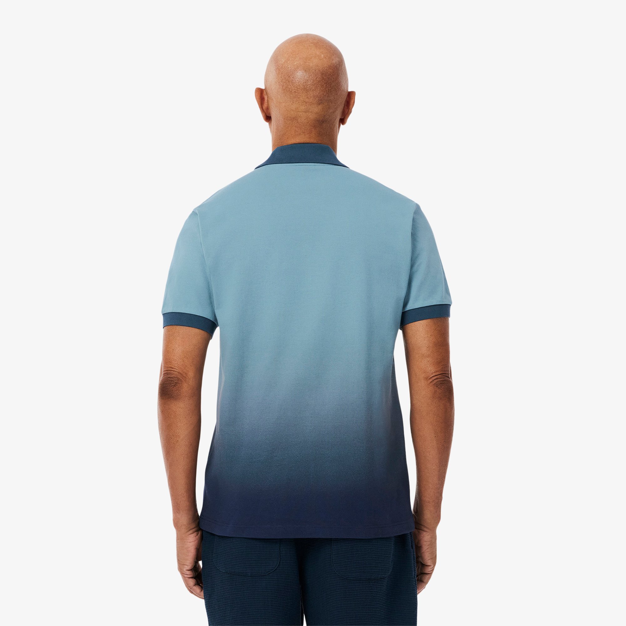 Áo Polo Lacoste Nam L.12.12 Dáng Cổ Điển Họa Tiết In Ombré