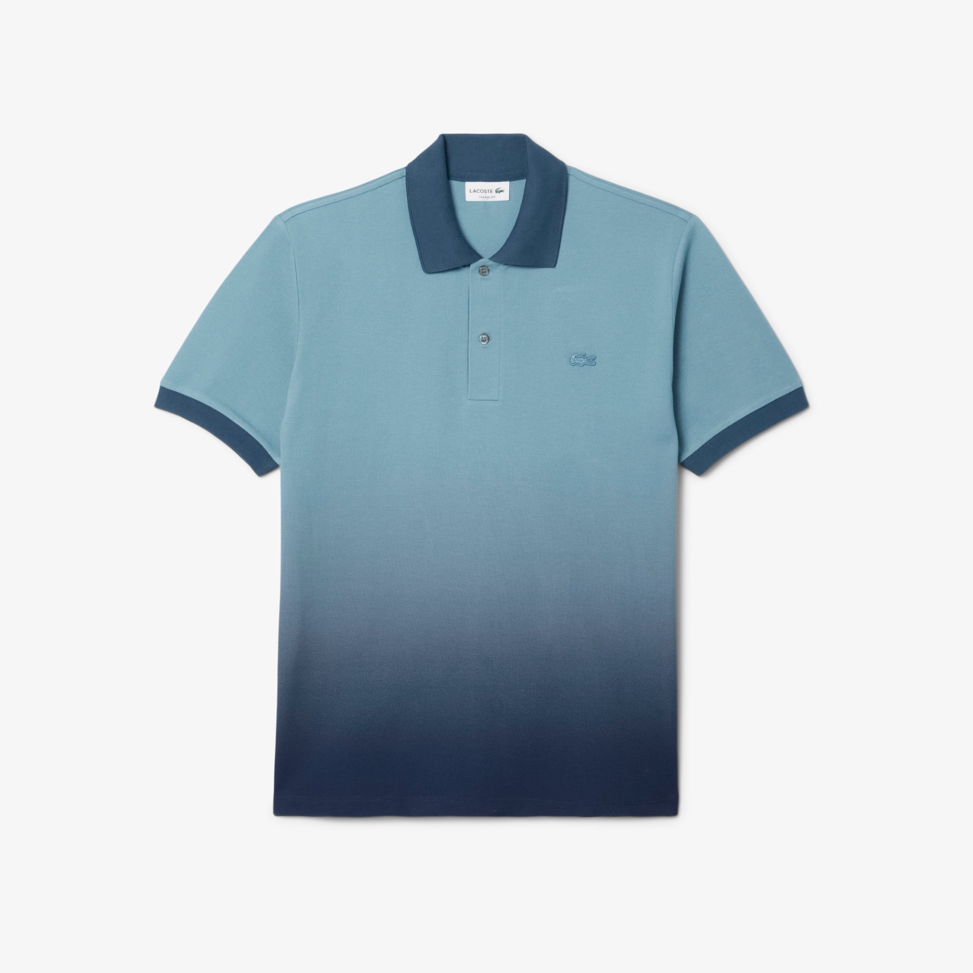 Áo Polo Lacoste Nam L.12.12 Dáng Cổ Điển Họa Tiết In Ombré