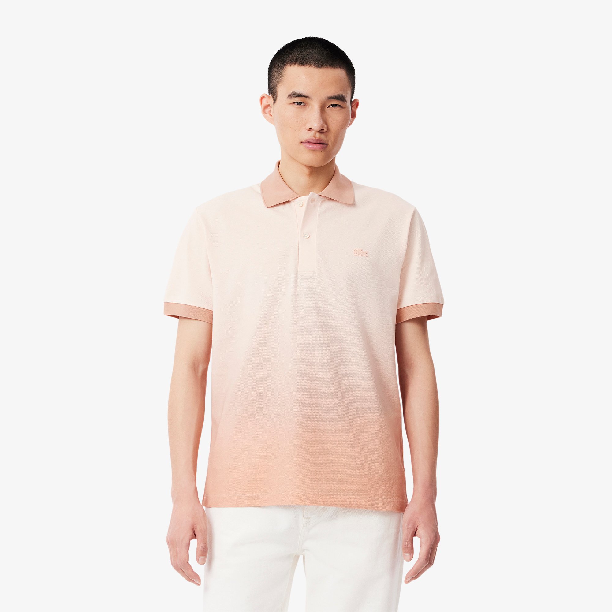 Áo Polo Lacoste Nam L.12.12 Dáng Cổ Điển Họa Tiết In Ombré