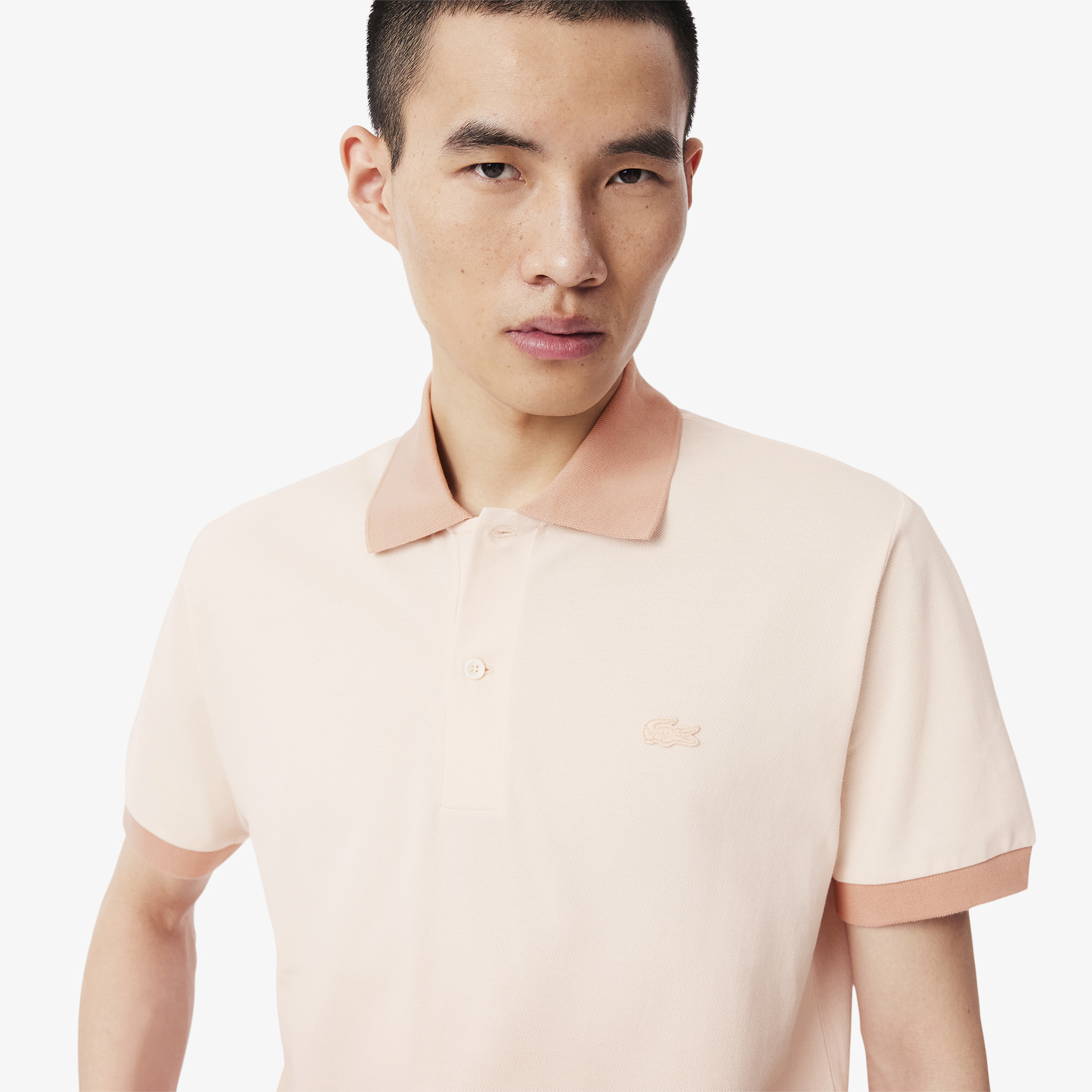 Áo Polo Lacoste Nam L.12.12 Dáng Cổ Điển Họa Tiết In Ombré