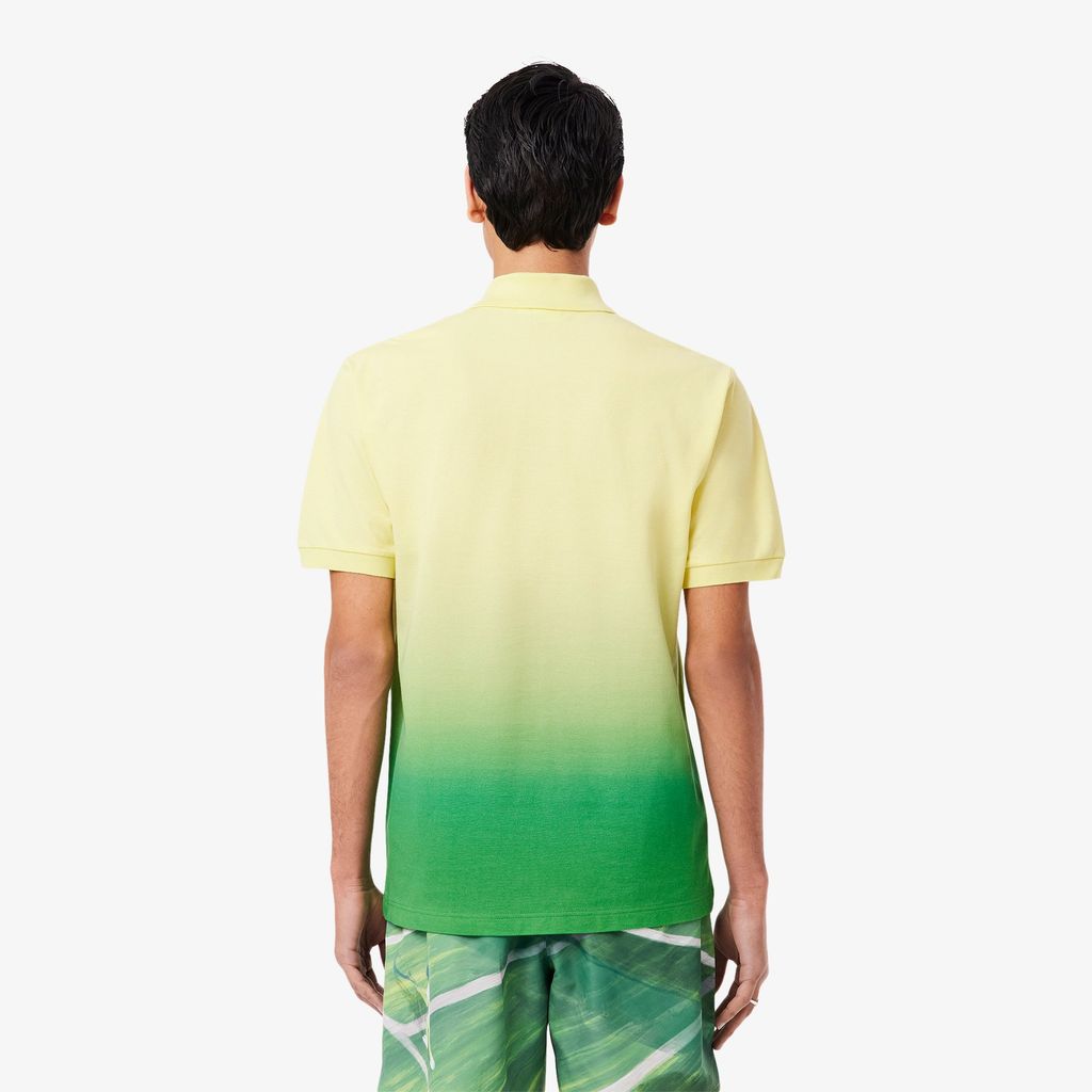 Áo Polo Lacoste Nam L.12.12 Dáng Cổ Điển Họa Tiết In Ombré
