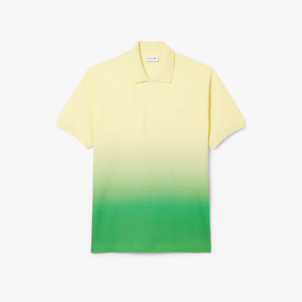 Áo Polo Lacoste Nam L.12.12 Dáng Cổ Điển Họa Tiết In Ombré