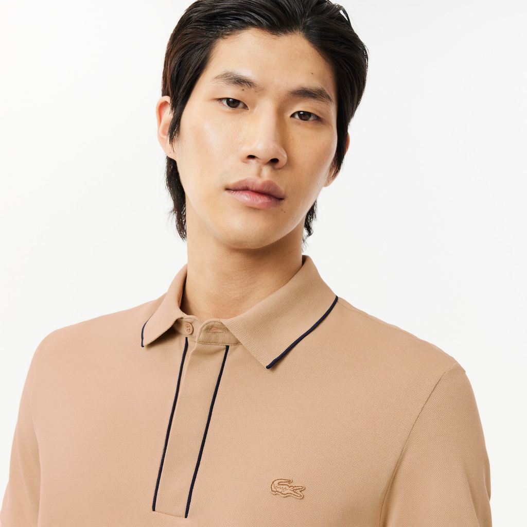 Áo Polo Lacoste Nam Paris Dáng Suông Chất Liệu Piqué