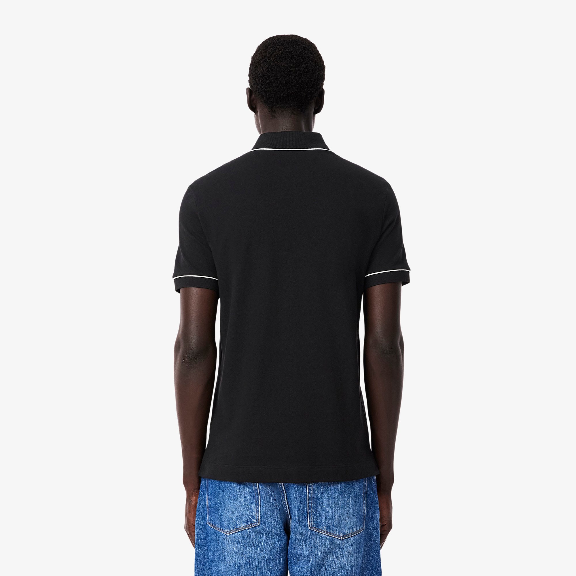 Áo Polo Lacoste Nam Paris Dáng Suông Chất Liệu Piqué