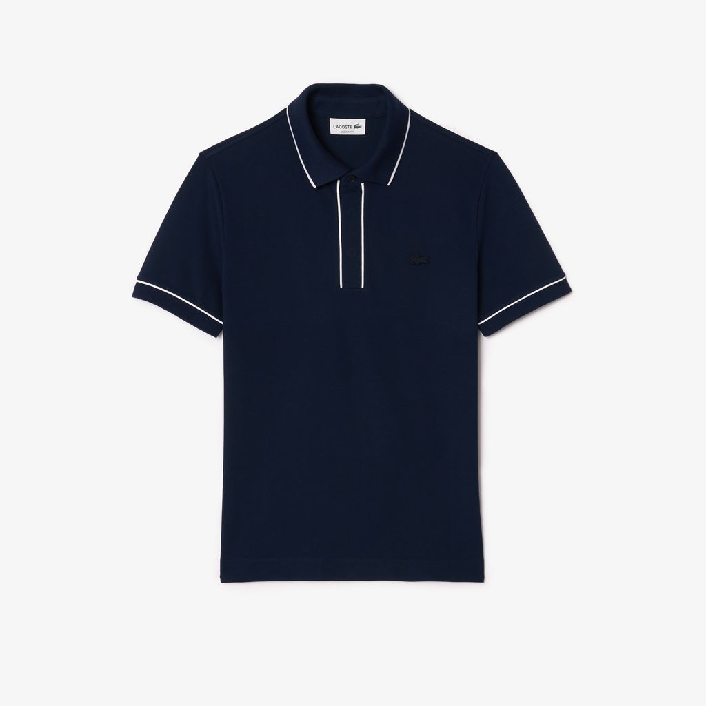 Áo Polo Lacoste Nam Paris Dáng Suông Chất Liệu Piqué