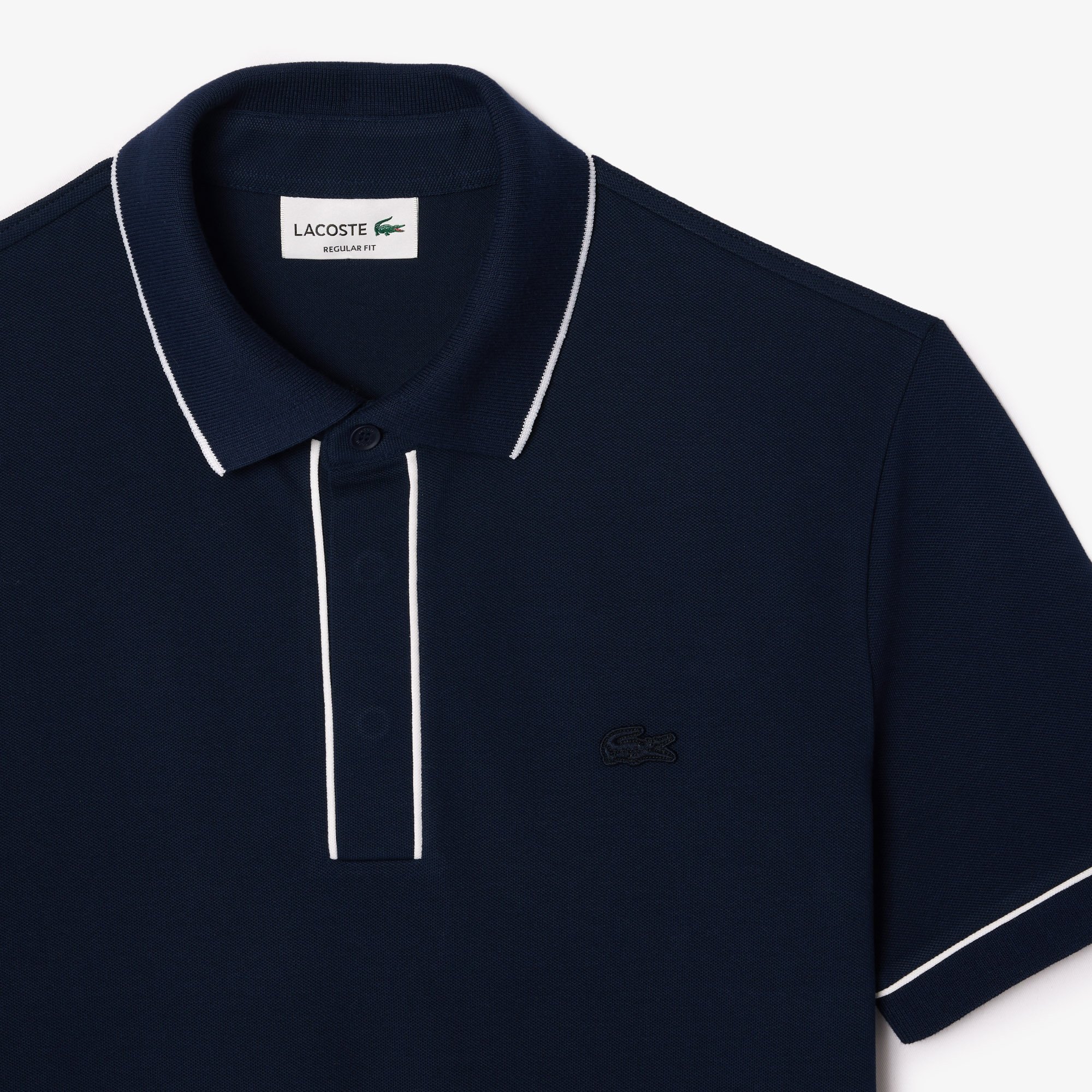 Áo Polo Lacoste Nam Paris Dáng Suông Chất Liệu Piqué