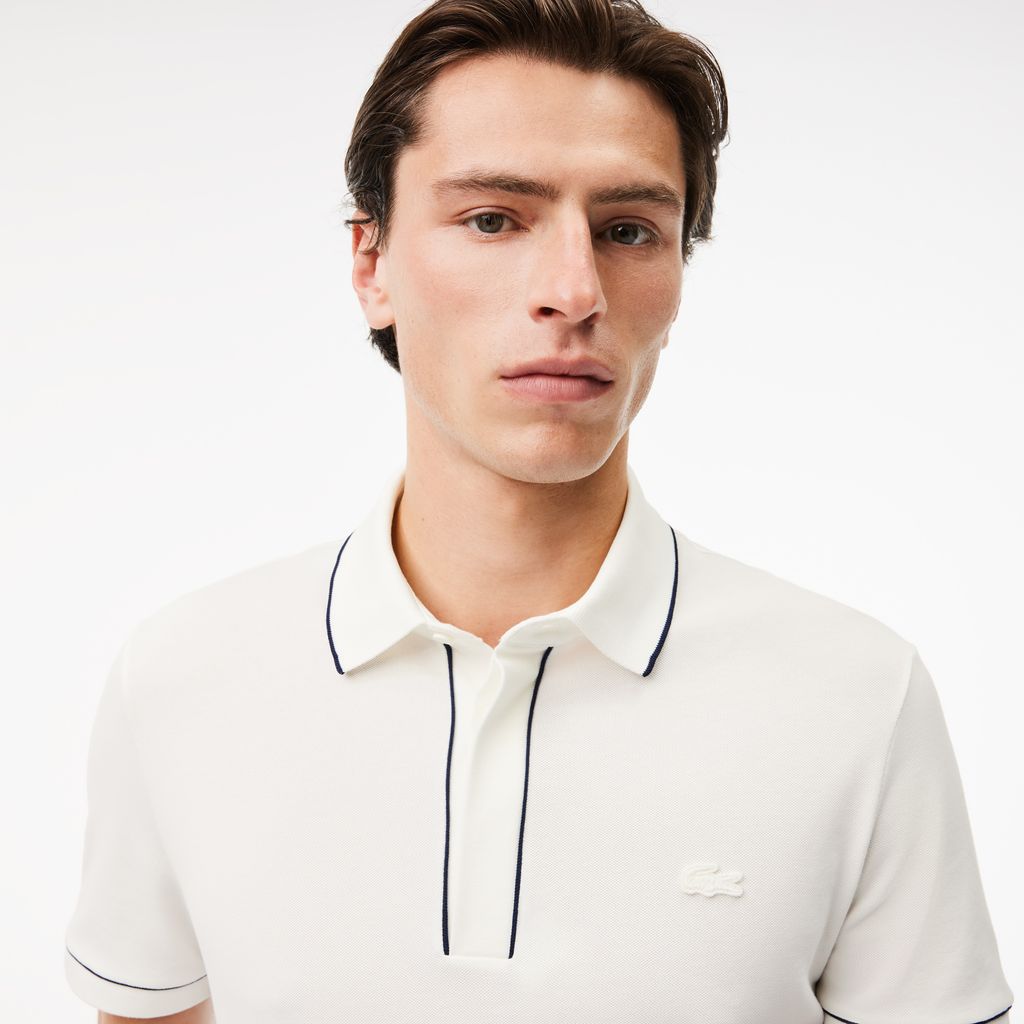 Áo Polo Lacoste Nam Paris Dáng Suông Chất Liệu Piqué