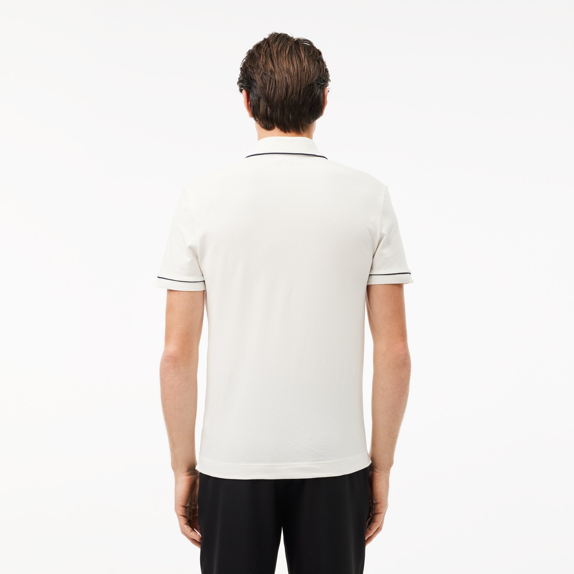 Áo Polo Lacoste Nam Paris Dáng Suông Chất Liệu Piqué