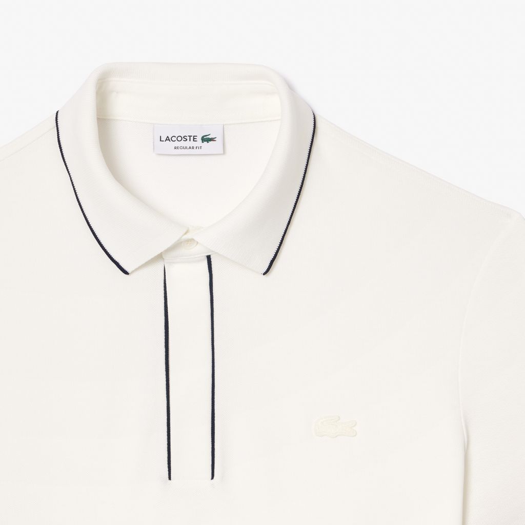 Áo Polo Lacoste Nam Paris Dáng Suông Chất Liệu Piqué