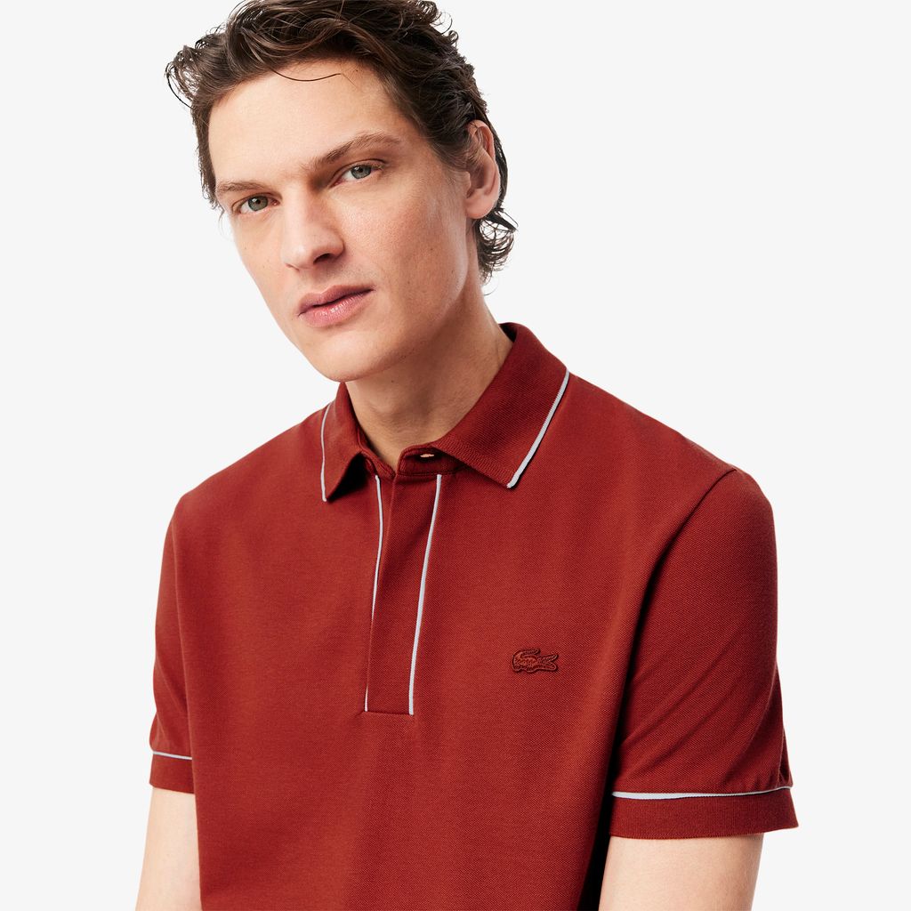 Áo Polo Lacoste Nam Paris Dáng Suông Chất Liệu Piqué