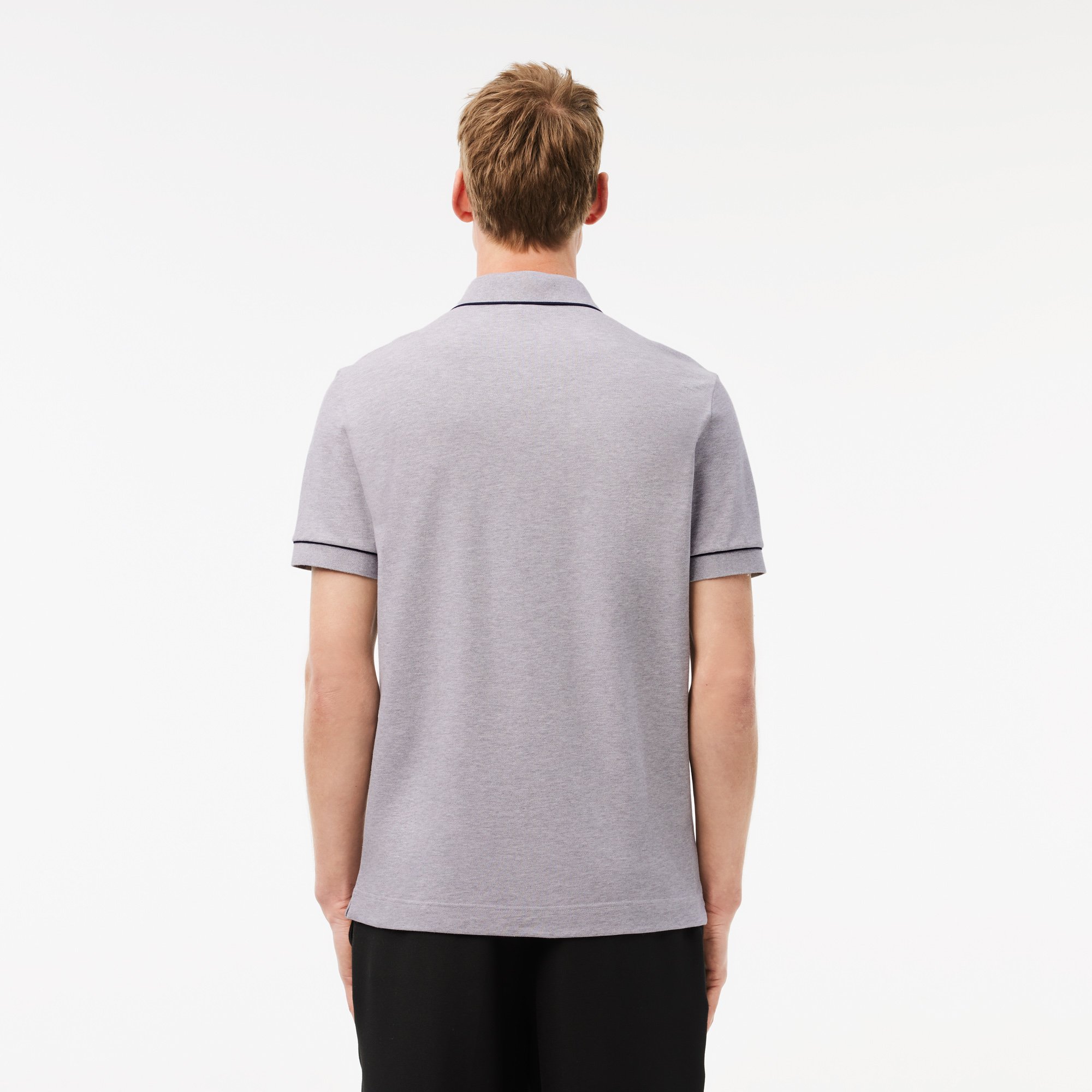 Áo Polo Lacoste Nam Paris Dáng Suông Chất Liệu Piqué