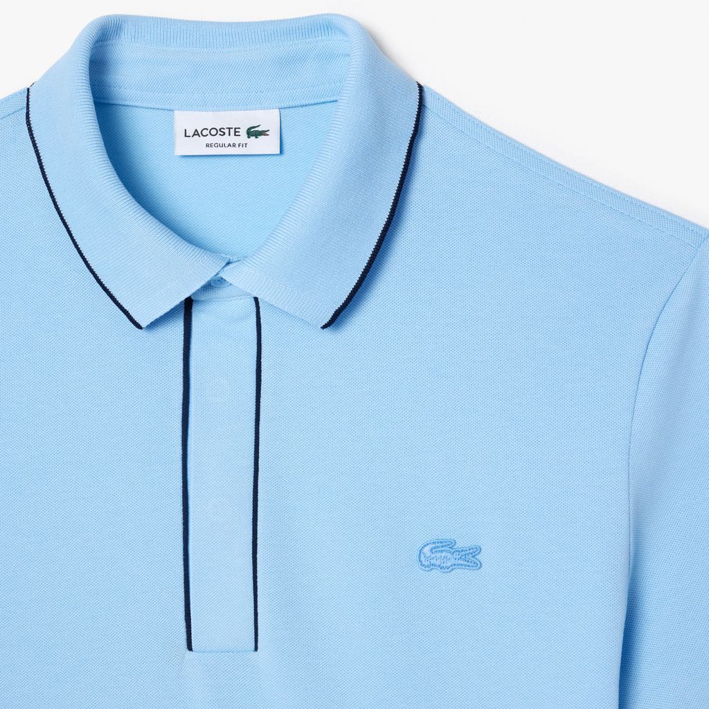Áo Polo Lacoste Nam Paris Dáng Suông Chất Liệu Piqué