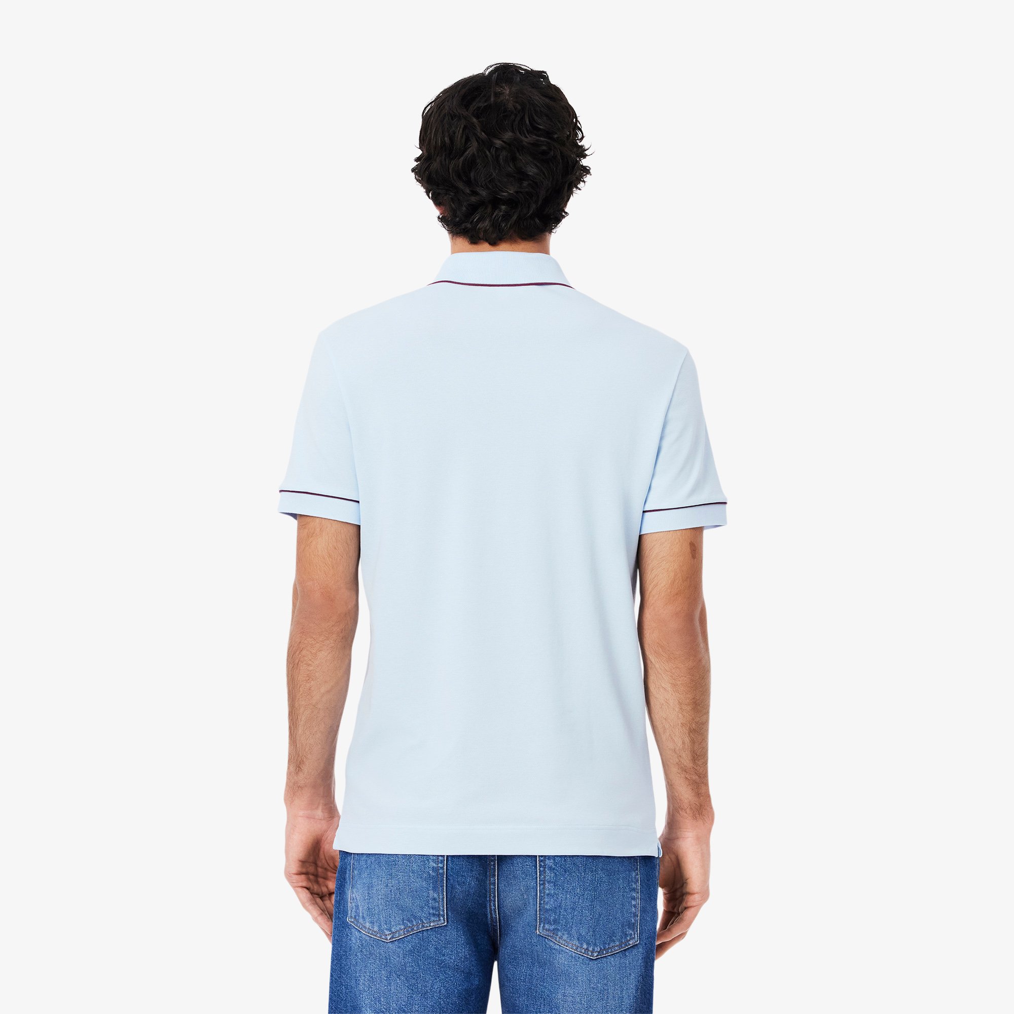 Áo Polo Lacoste Nam Paris Dáng Suông Chất Liệu Piqué