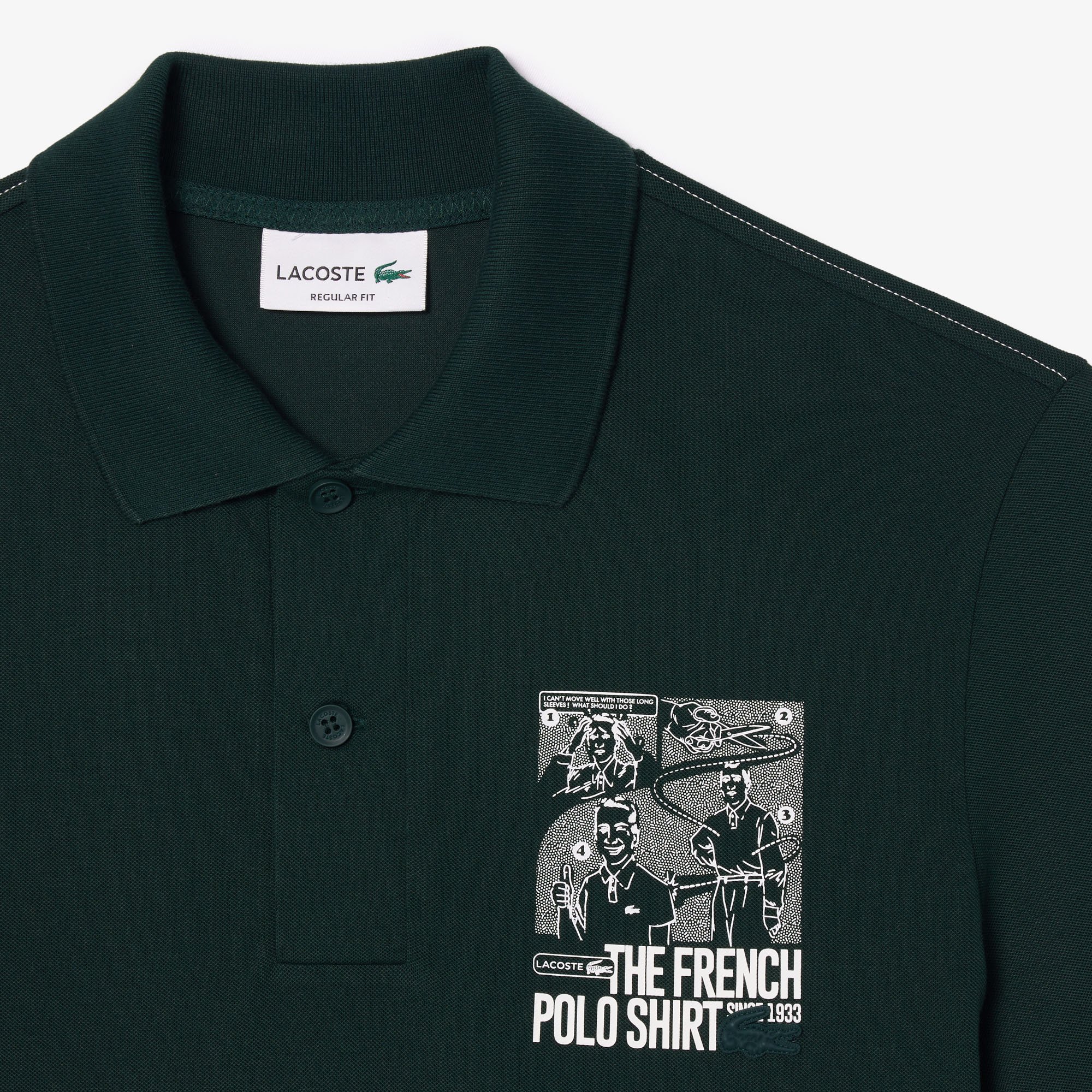 Áo Polo Lacoste Nam Movement In Hai Mặt