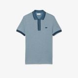 Áo Polo Lacoste Nam Dáng Suông Chất Liệu Piqué Họa Tiết Caviar Nổi