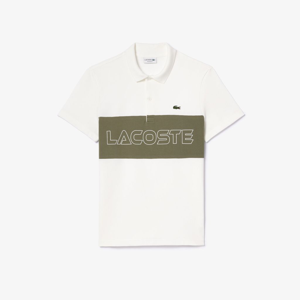 Áo Polo Lacoste Nam Dáng Suông Chất Liệu Piqué Co Giãn