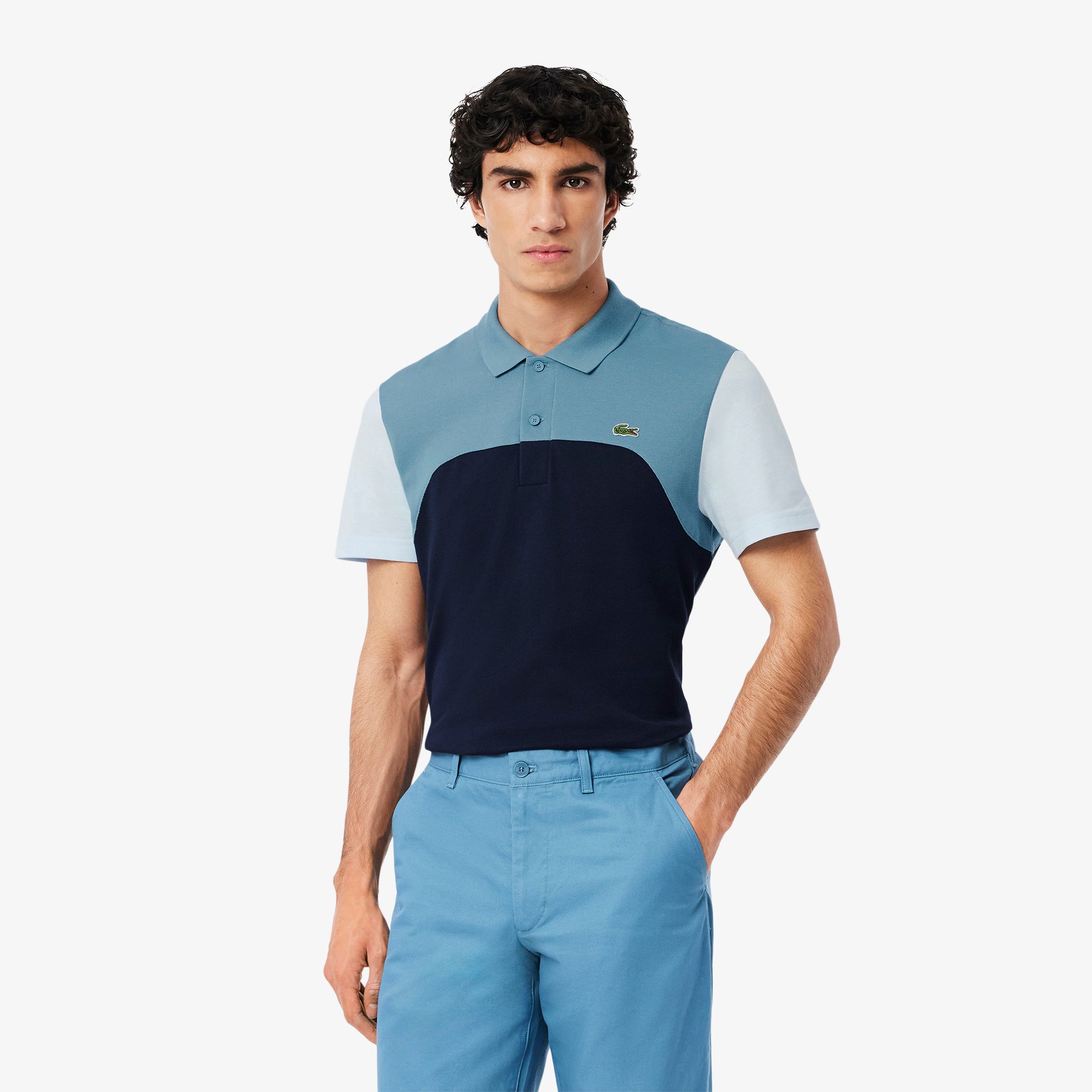 Áo Polo Lacoste Nam L.12.12 Dáng Suông Chất Liệu Petit Piqué