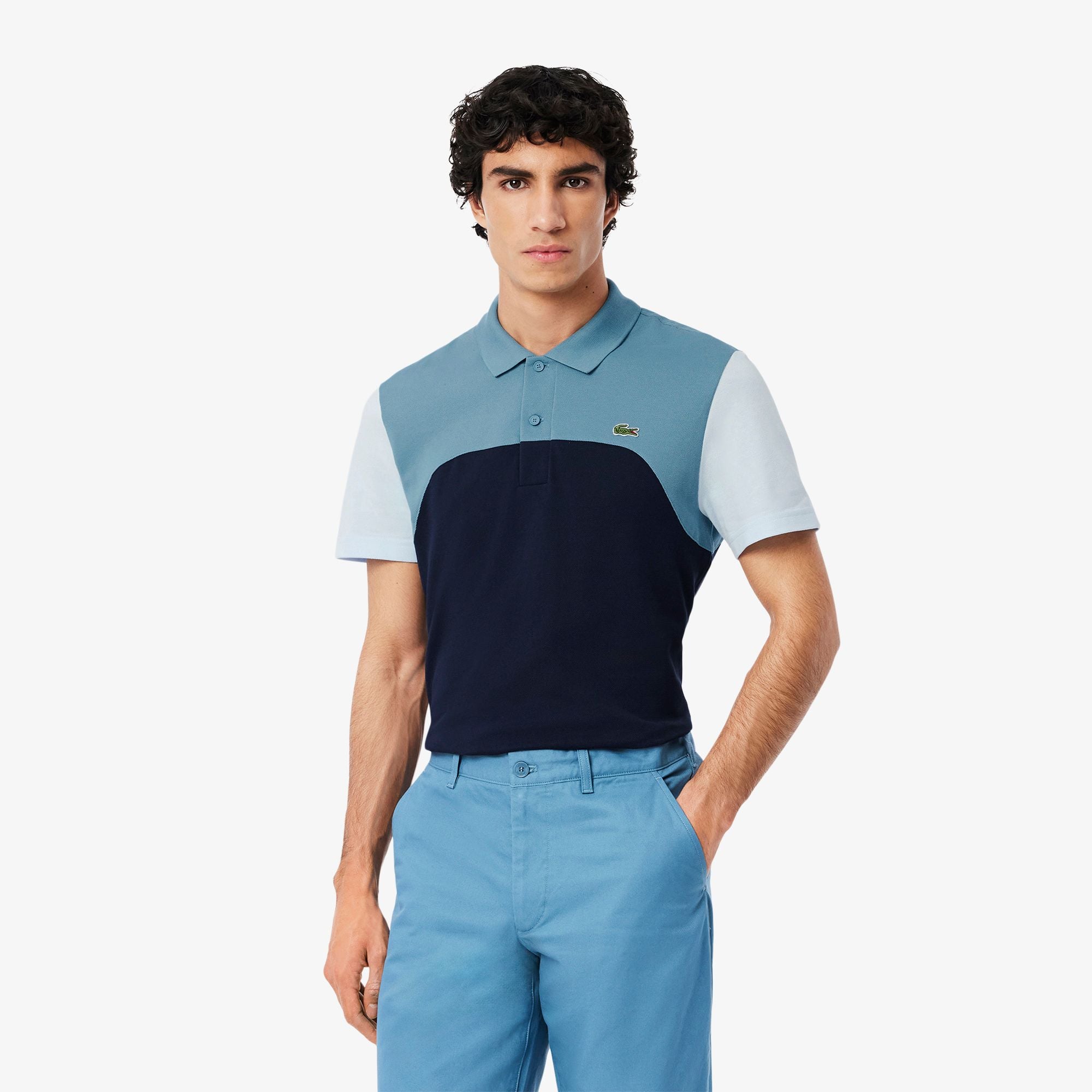Áo Polo Lacoste Nam L.12.12 Dáng Suông Chất Liệu Petit Piqué