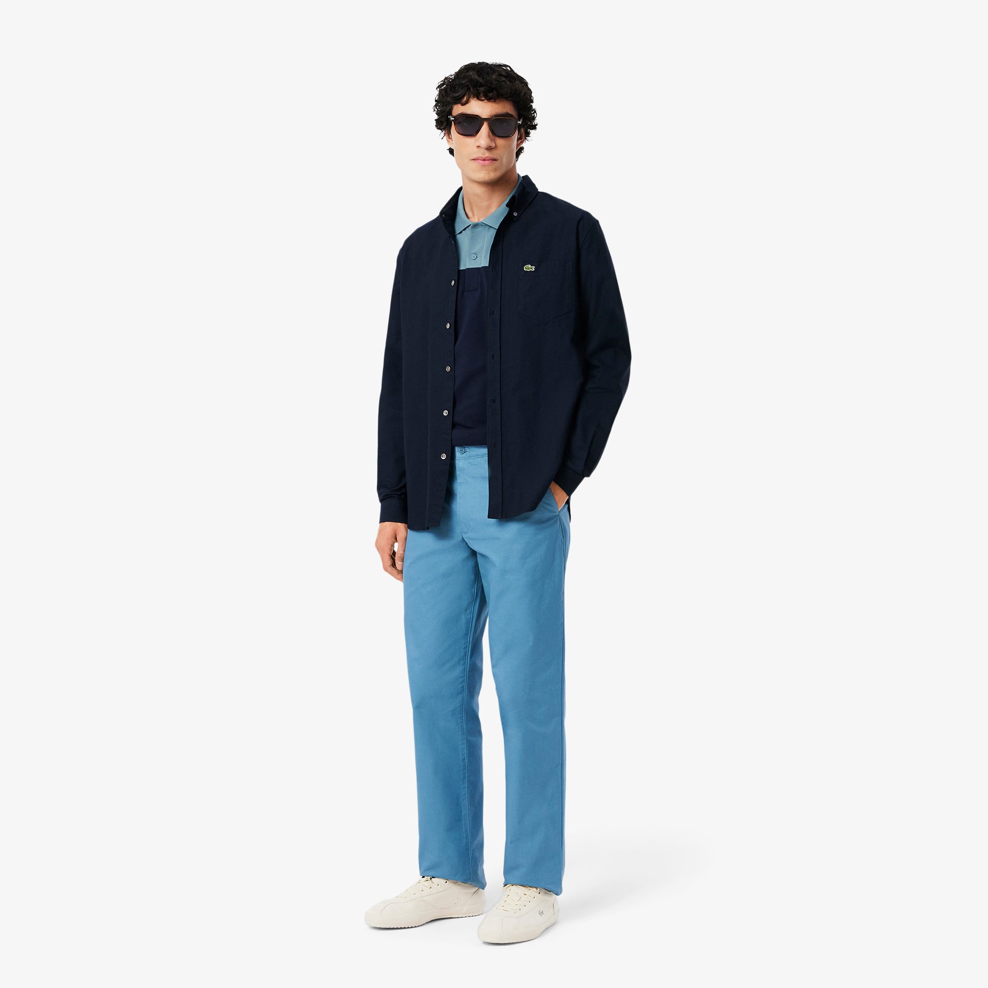 Áo Polo Lacoste Nam L.12.12 Dáng Suông Chất Liệu Petit Piqué