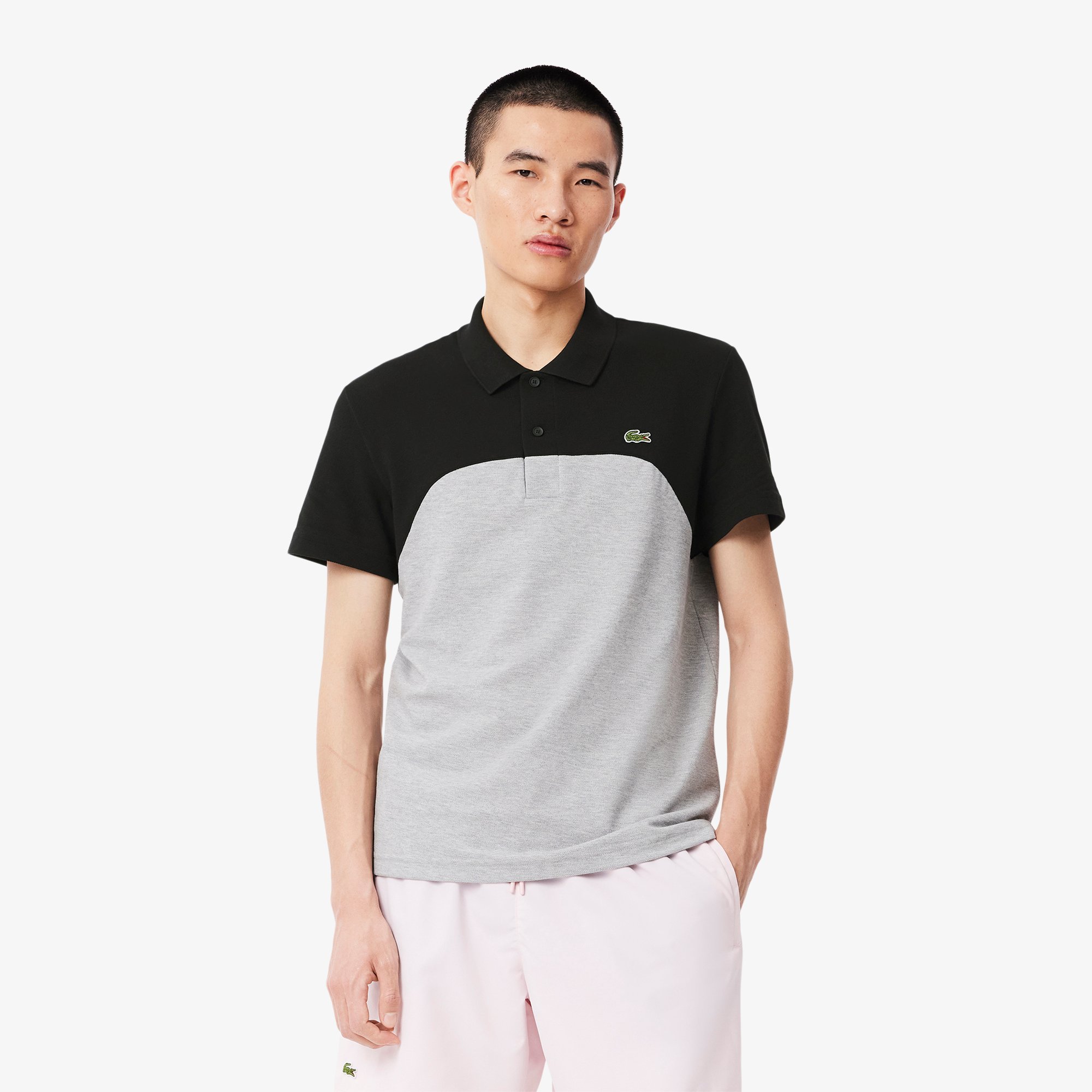 Áo Polo Lacoste Nam L.12.12 Dáng Suông Chất Liệu Petit Piqué