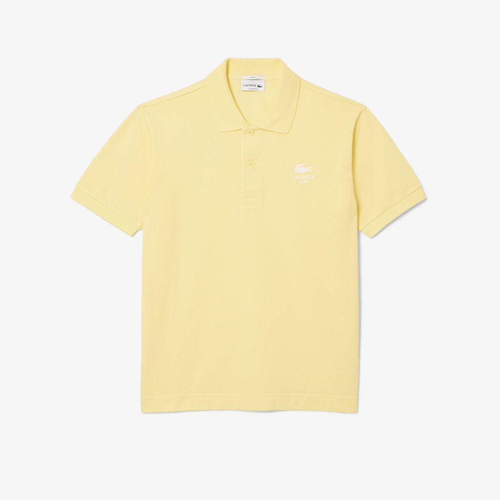 Áo Polo Lacoste Unisex L.12.12 Dáng Cổ Điển Họa Tiết In