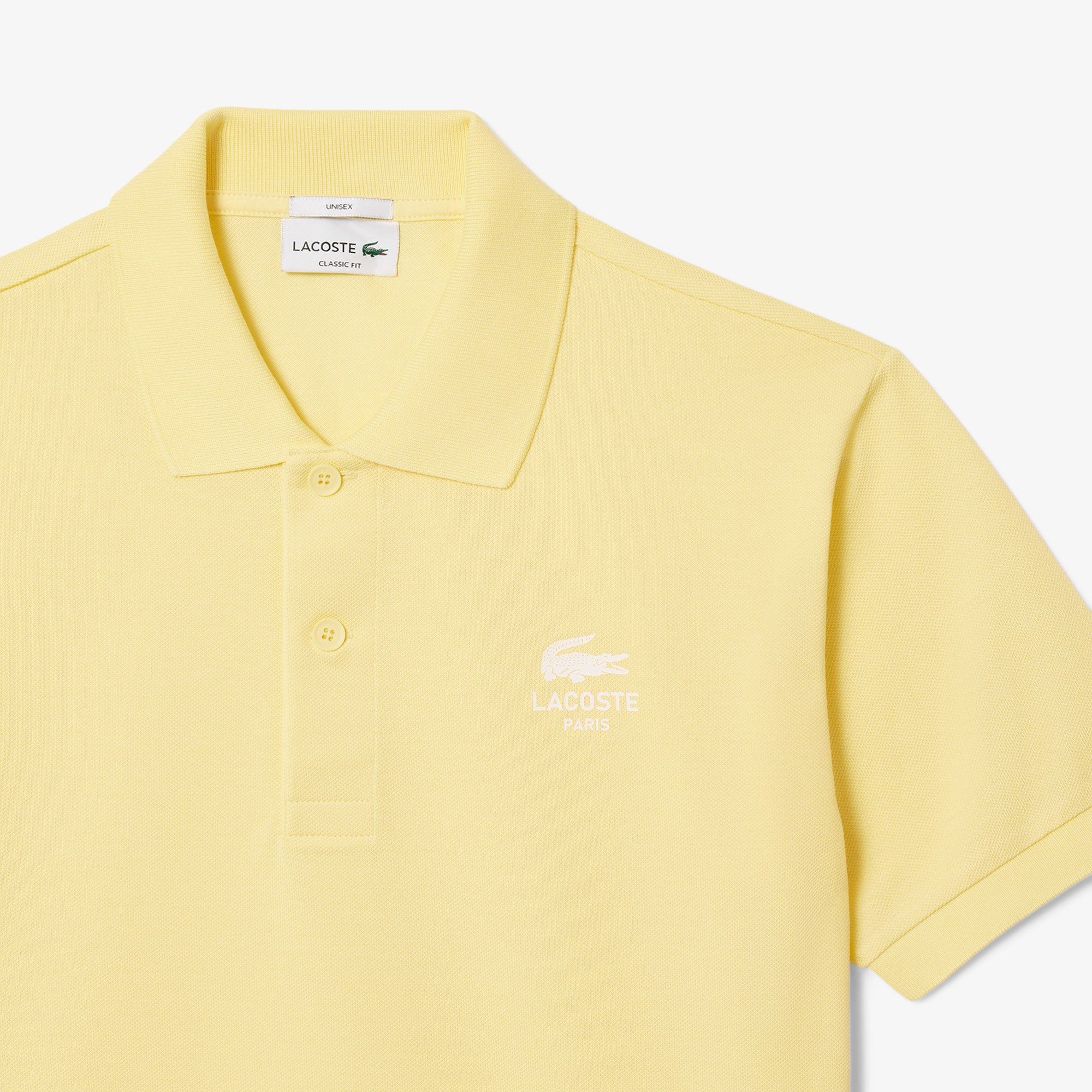 Áo Polo Lacoste Unisex L.12.12 Dáng Cổ Điển Họa Tiết In