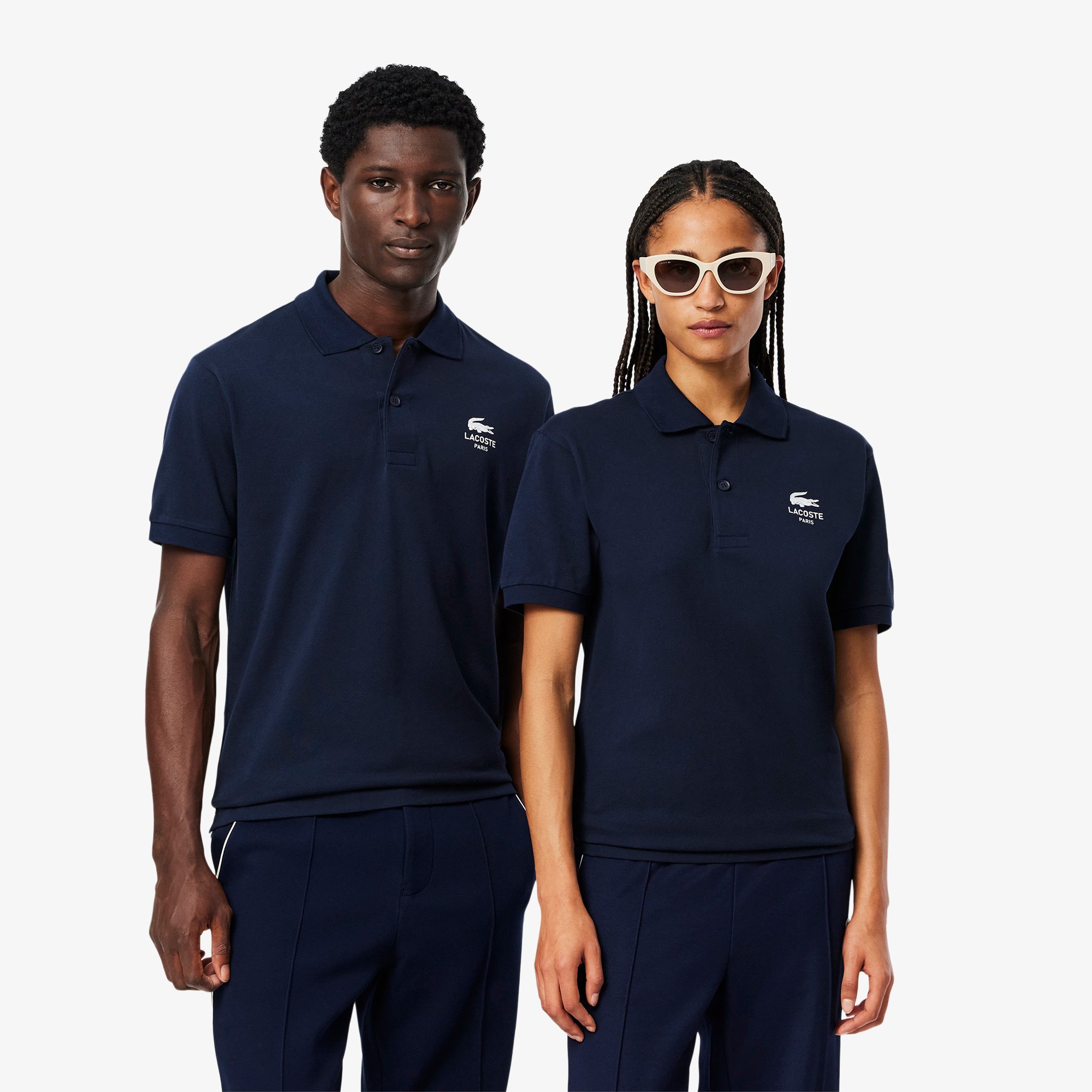 Áo Polo Lacoste Unisex L.12.12 Dáng Cổ Điển Họa Tiết In