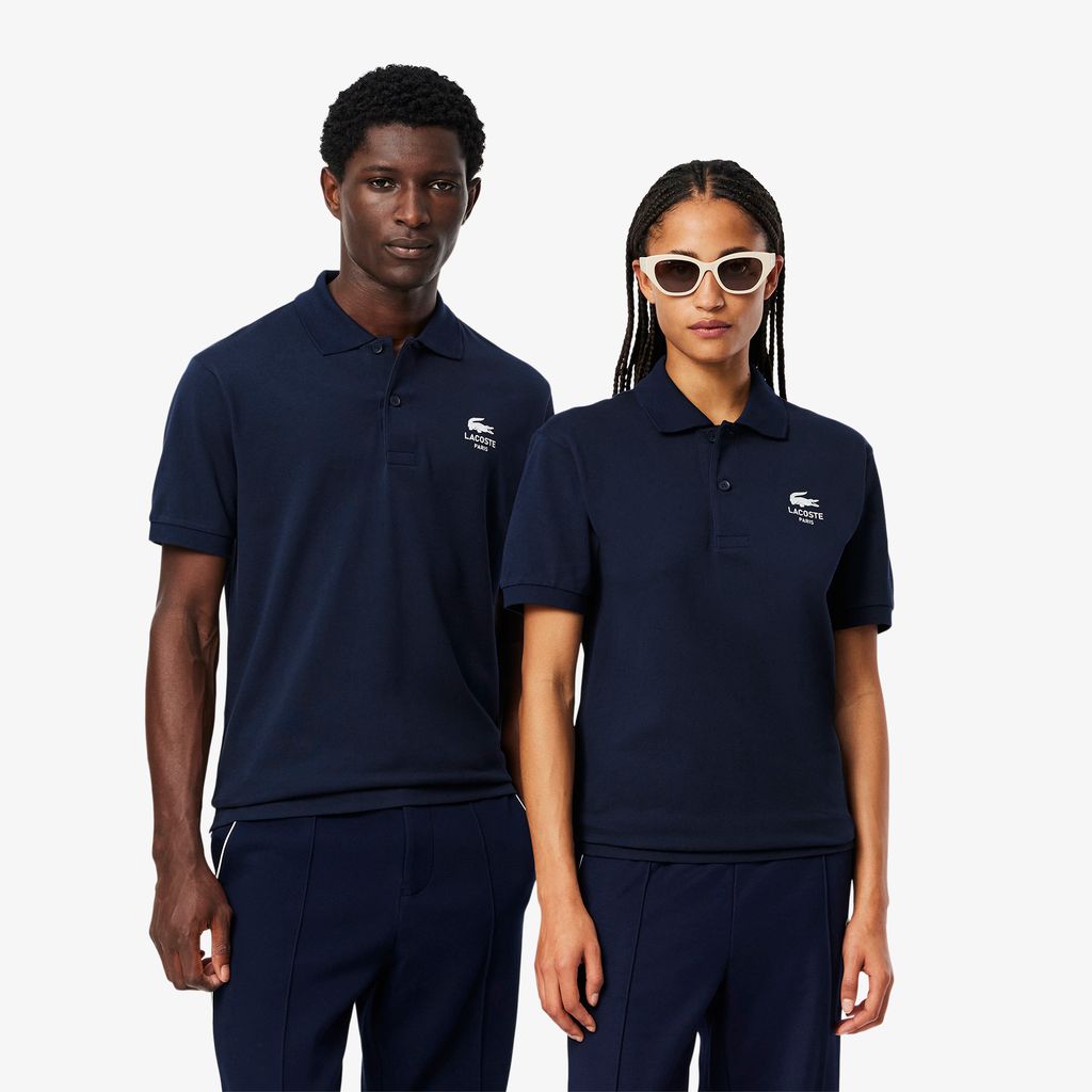 Áo Polo Lacoste Unisex L.12.12 Dáng Cổ Điển Họa Tiết In