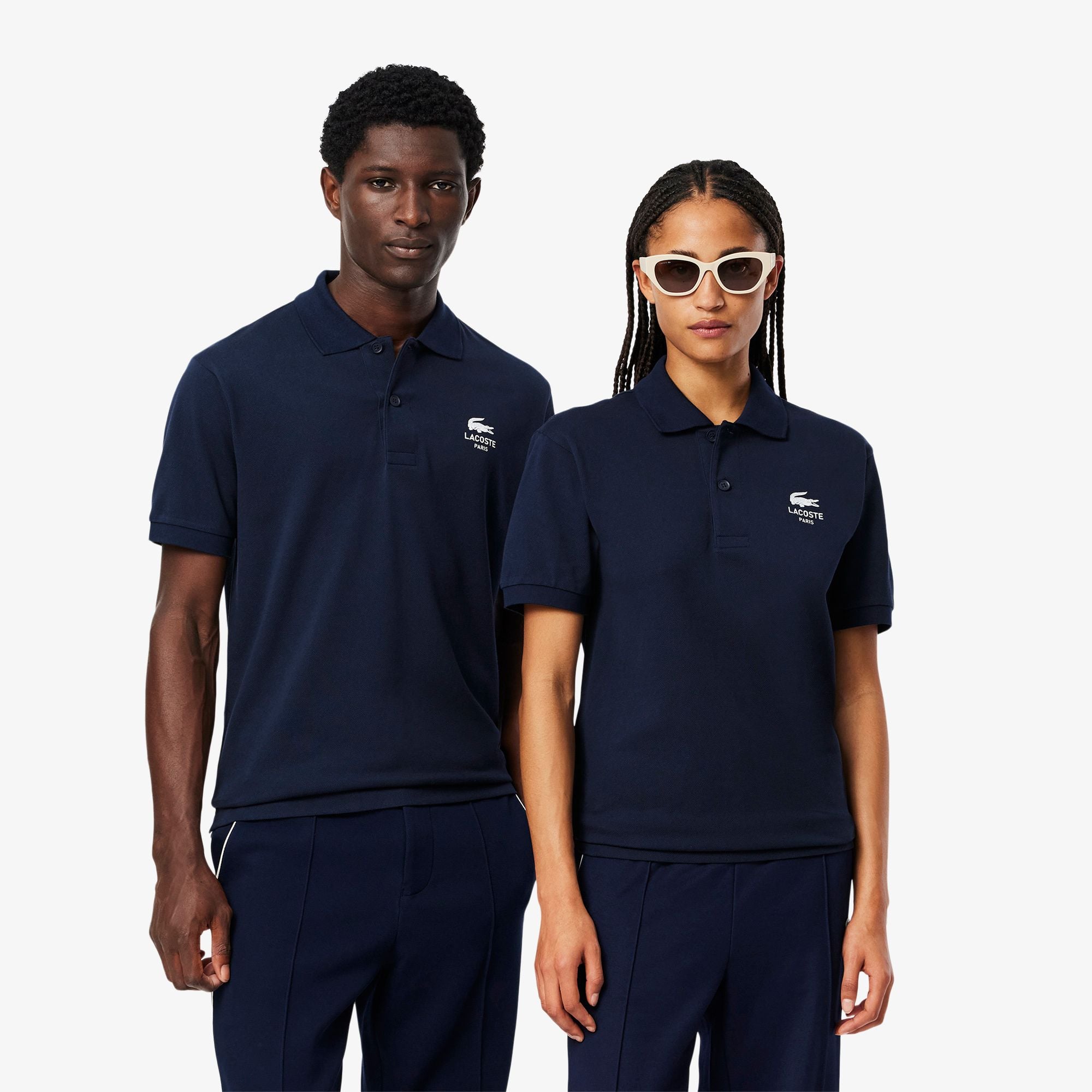 Áo Polo Lacoste Unisex L.12.12 Dáng Cổ Điển Họa Tiết In