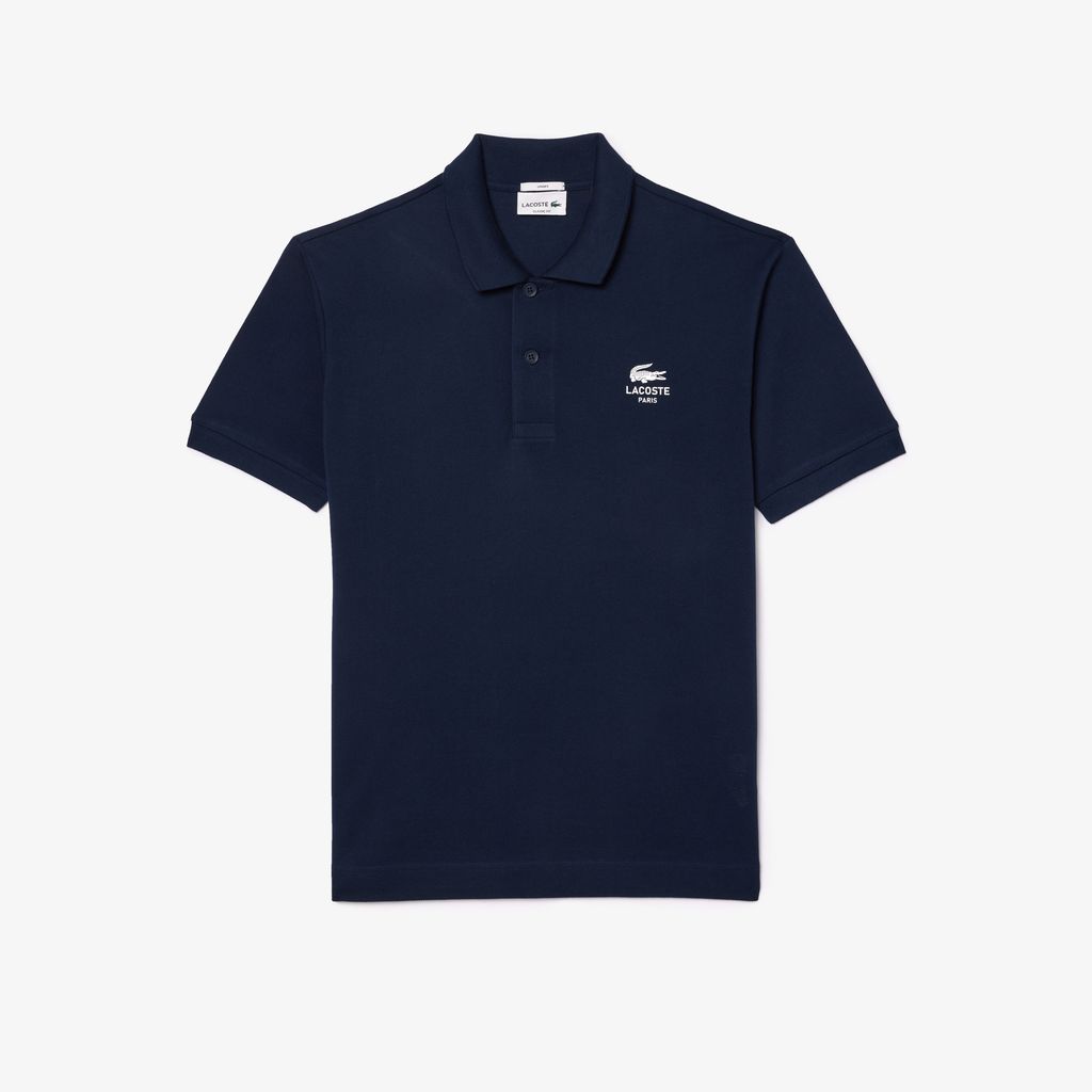 Áo Polo Lacoste Unisex L.12.12 Dáng Cổ Điển Họa Tiết In