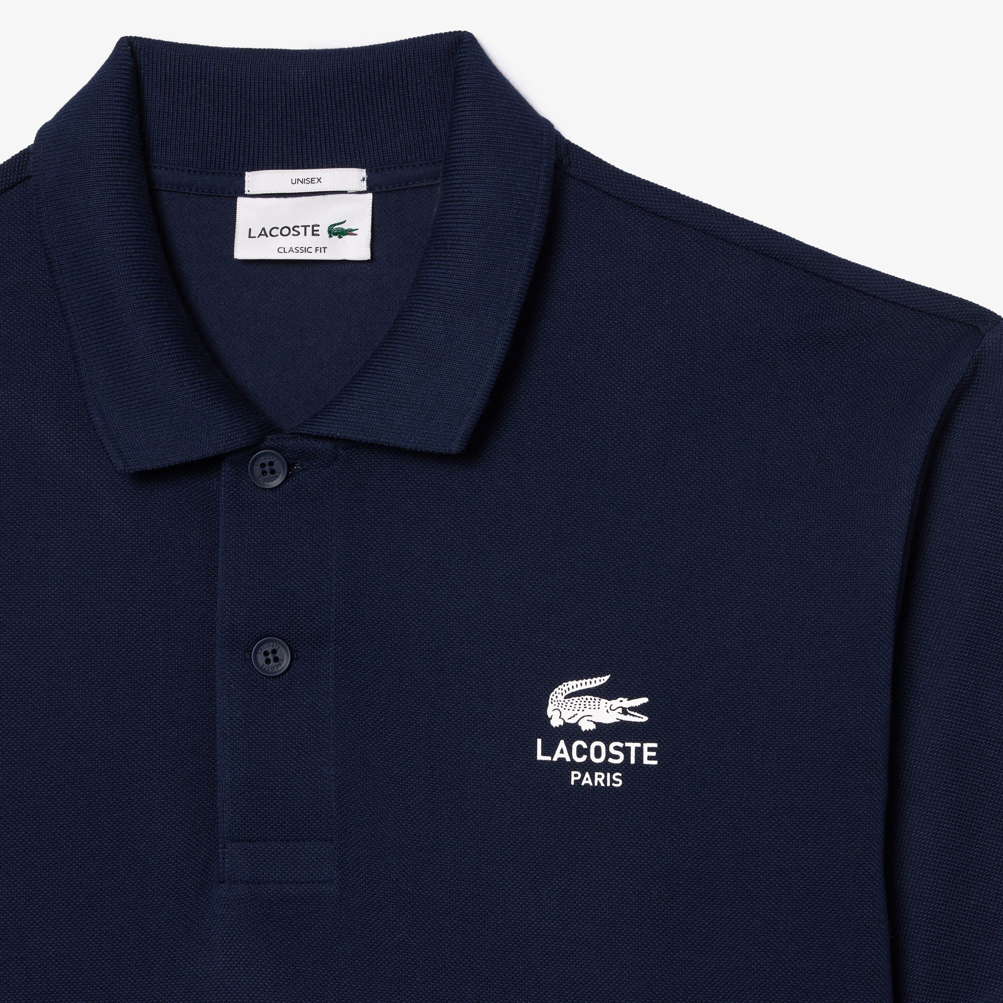 Áo Polo Lacoste Unisex L.12.12 Dáng Cổ Điển Họa Tiết In
