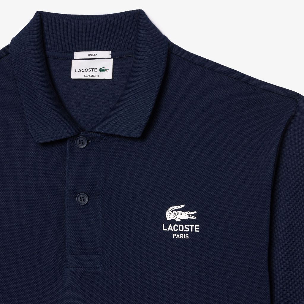 Áo Polo Lacoste Unisex L.12.12 Dáng Cổ Điển Họa Tiết In
